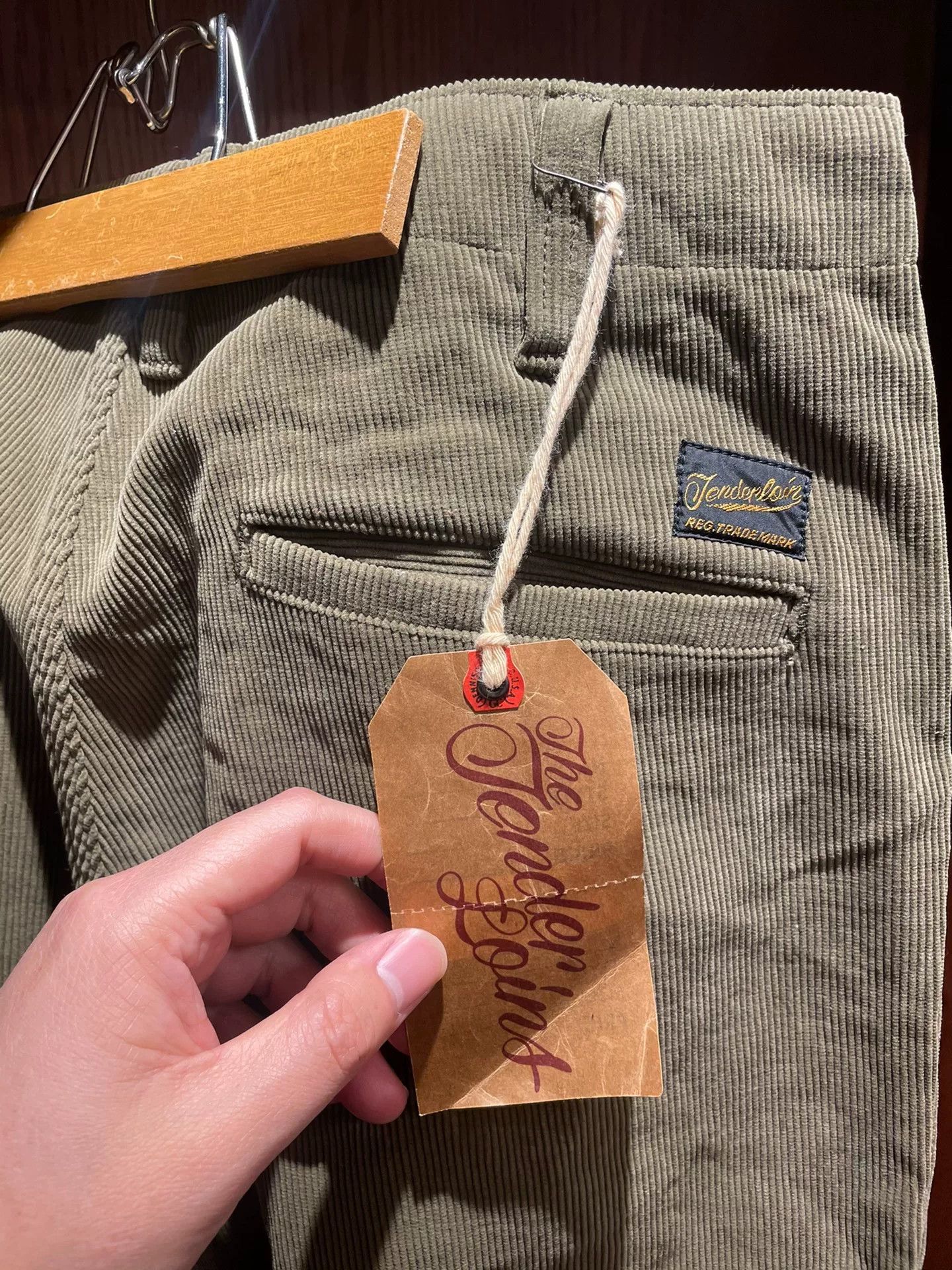 Tenderloin Tenderloin Army Green Corduroy Pants Size US 36 / EU 52 - 3 Thumbnail