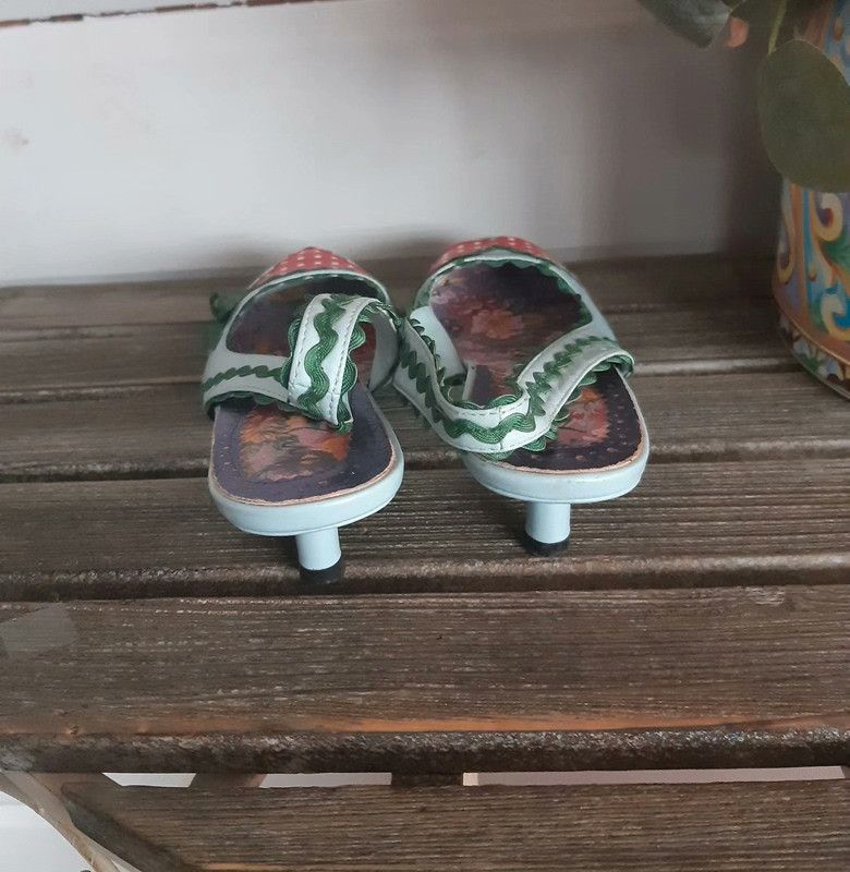Other Irregular Choice Vintage Kitten Heel Mules Size US 9 / IT 39 - 4 Thumbnail