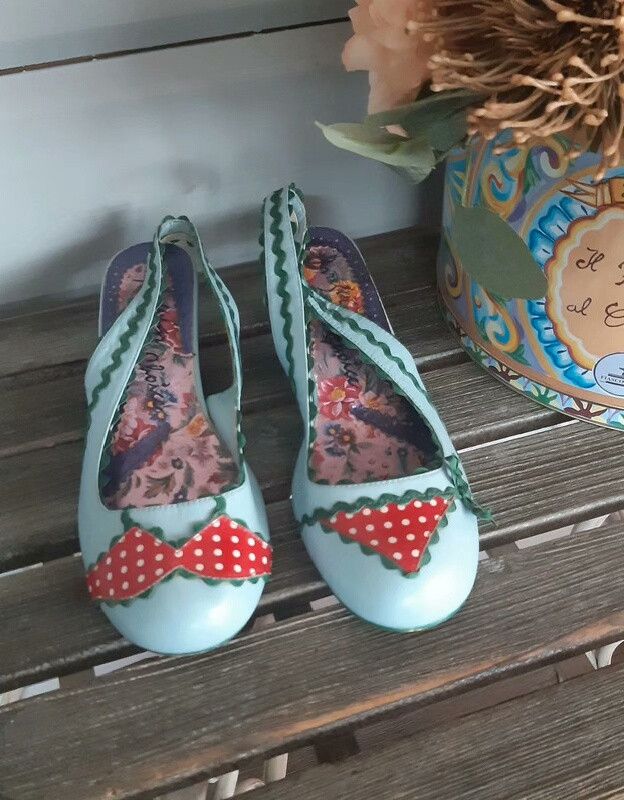 Other Irregular Choice Vintage Kitten Heel Mules Size US 9 / IT 39 - 2 Thumbnail