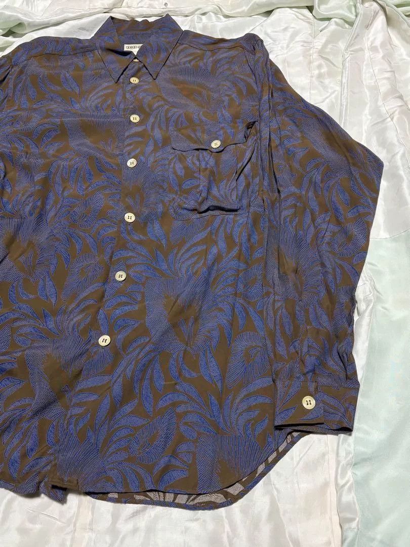 Giorgio Armani Vintage Giorgio Armani 90s Baroque Shirt Size US S / EU 44-46 / 1 - 3 Thumbnail