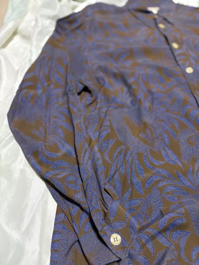 Giorgio Armani Vintage Giorgio Armani 90s Baroque Shirt Size US S / EU 44-46 / 1 - 5 Thumbnail