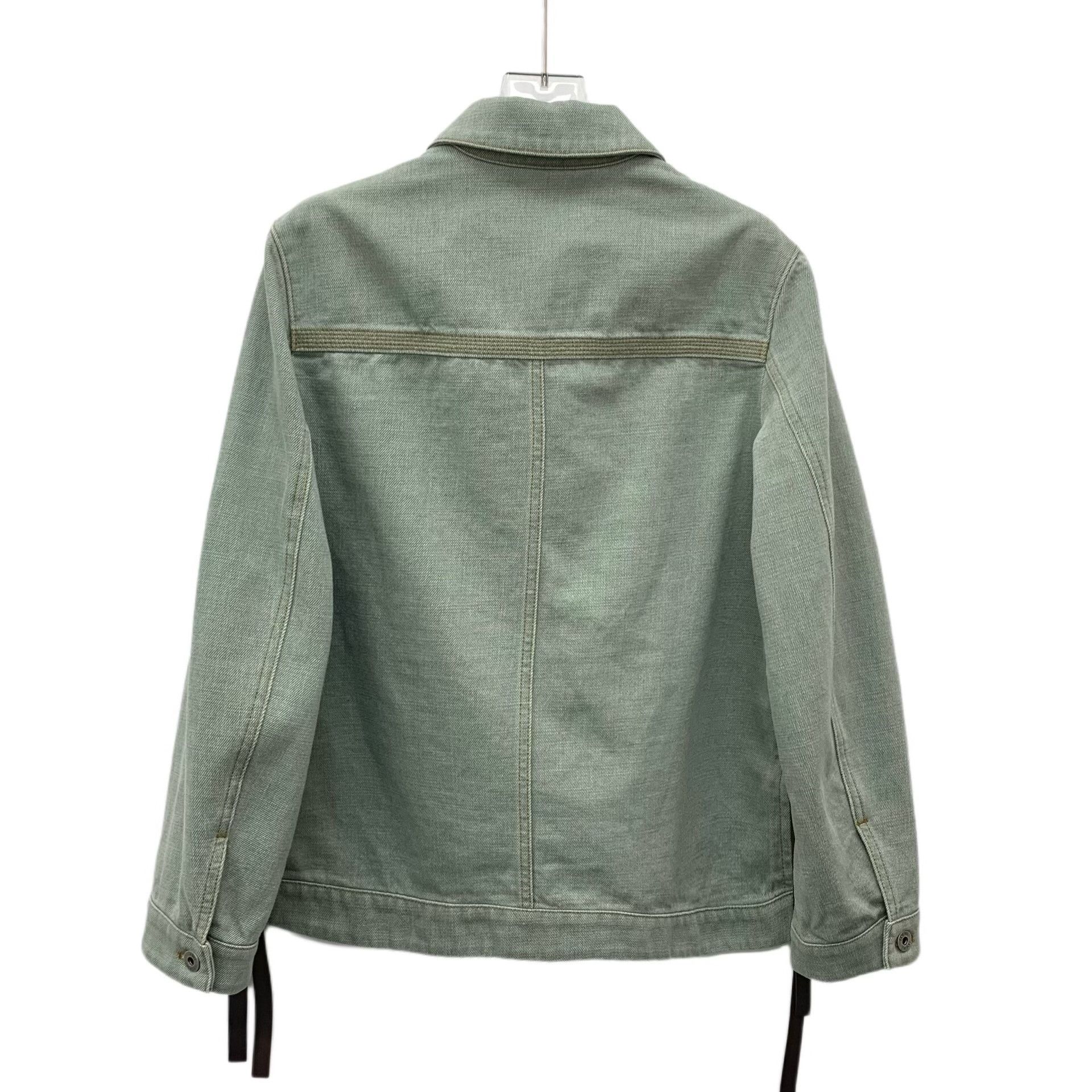 Loewe Loewe Green Vintage Denim Jacket Size XXS / US 00 / IT 34 - 2 Thumbnail