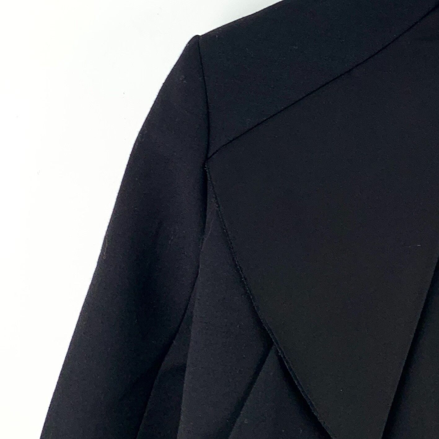 Balmain Balmain Black Wool Long-Sleeve Jacket Size XS / US 0-2 / IT 36-38 - 3 Thumbnail