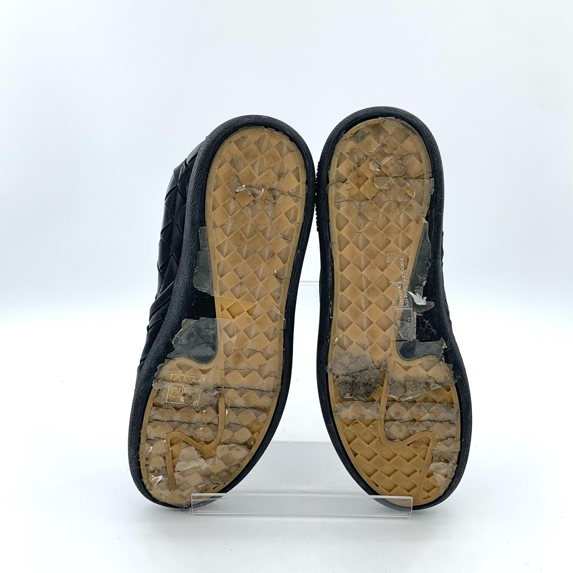 Bottega Veneta Bottega Veneta Black Striped Woven Flat Shoes Size US 8 / IT 38 - 5 Thumbnail