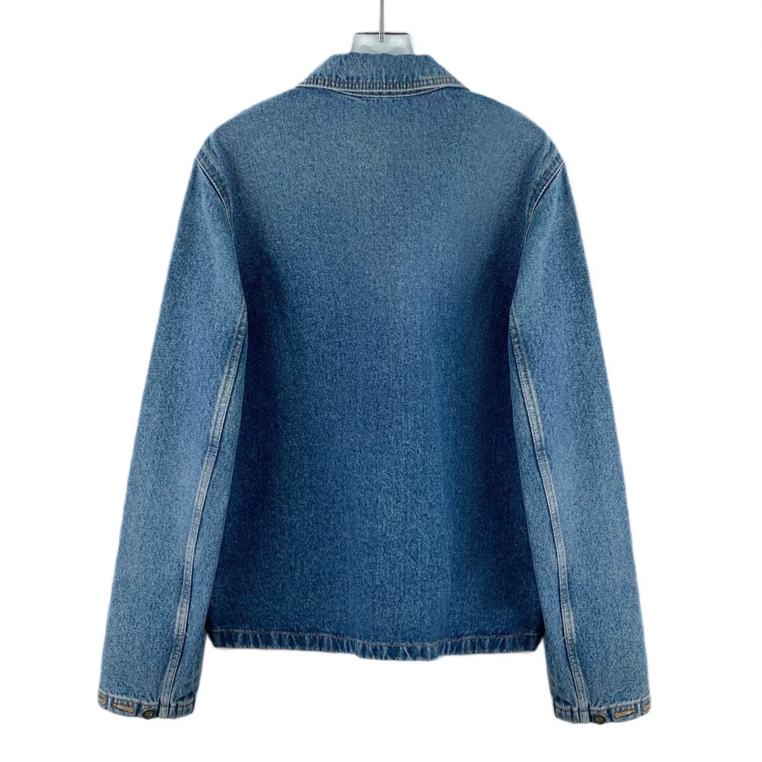 Loewe Loewe Blue Logo Denim Jacket Size XXS / US 00 / IT 34 - 2 Thumbnail
