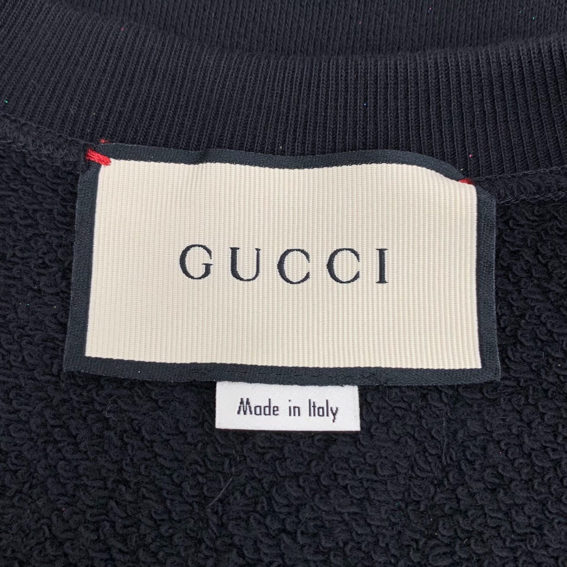 Gucci Gucci Black Cat Sequin Cotton Sweatshirt Size S / US 4 / IT 40 - 5 Thumbnail