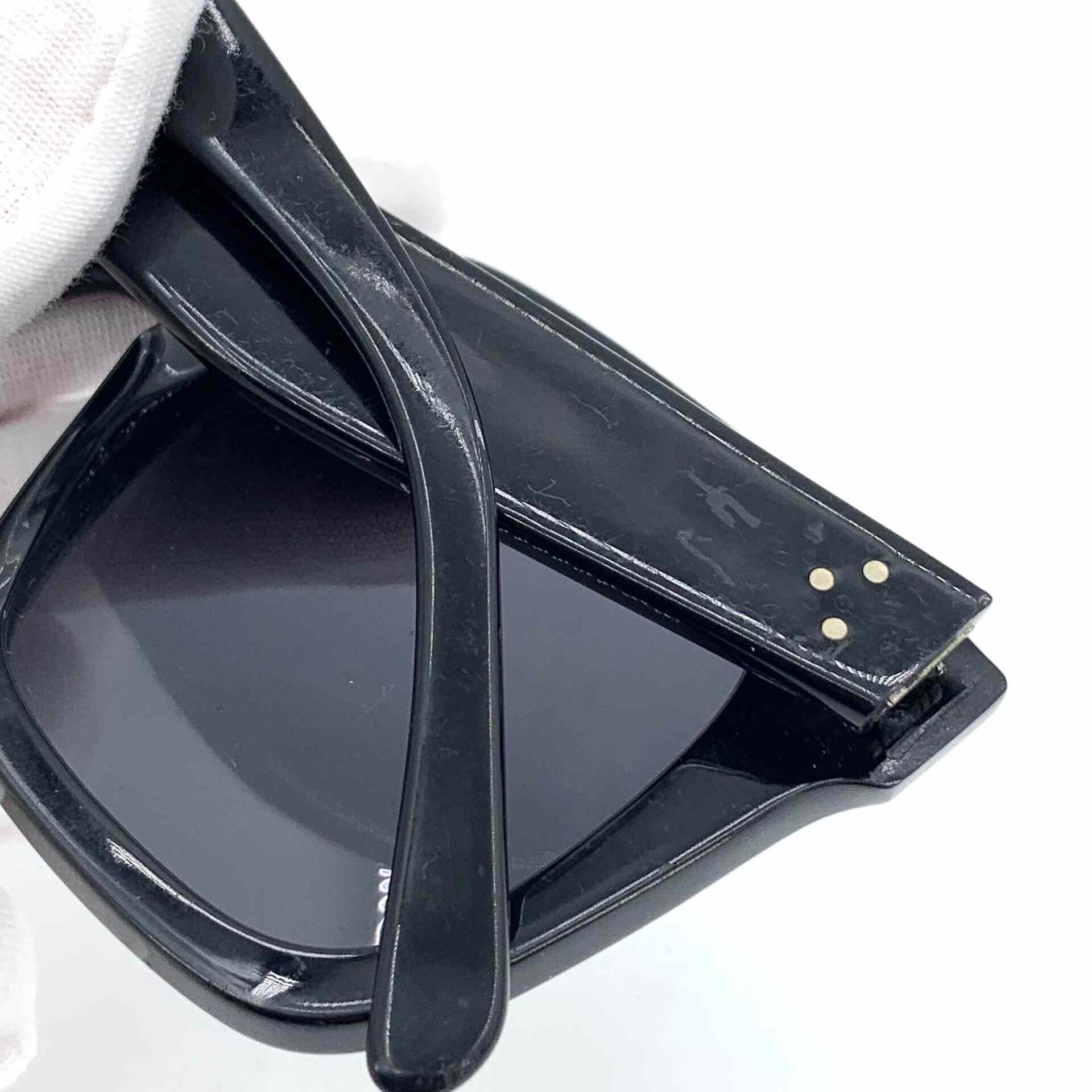 Celine Celine Black Square Frame Sunglasses Size ONE SIZE - 8 Thumbnail
