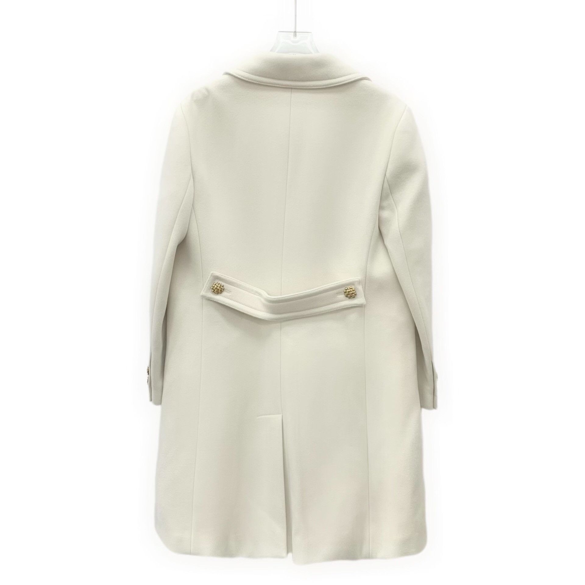 Gucci Gucci White Wool Double G Embroidery Coat Size US L / EU 52-54 / 3 - 2 Thumbnail