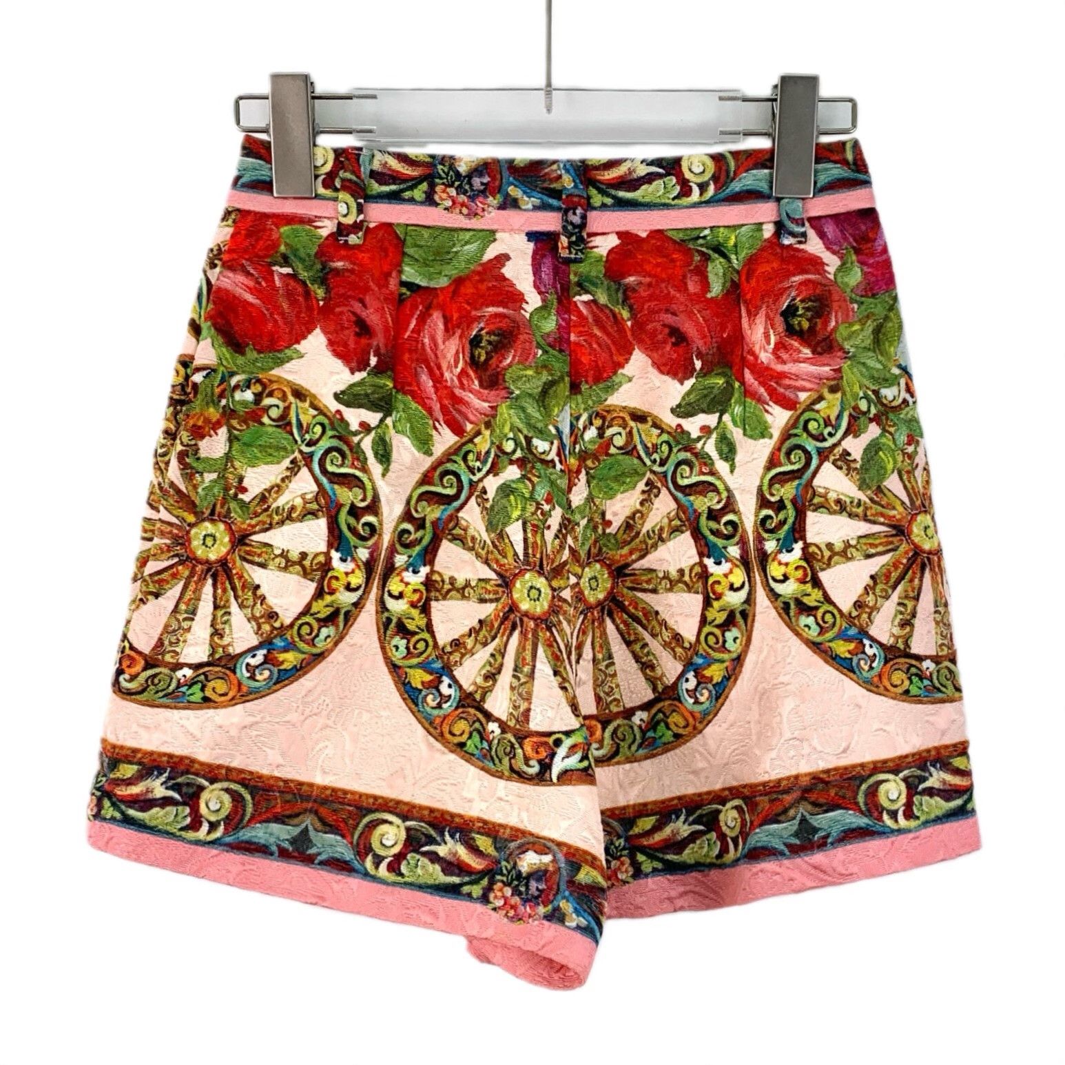 Dolce & Gabbana Dolce Gabbana Floral Print Cotton Shorts Size 38" / US 16 / IT 52 - 2 Thumbnail
