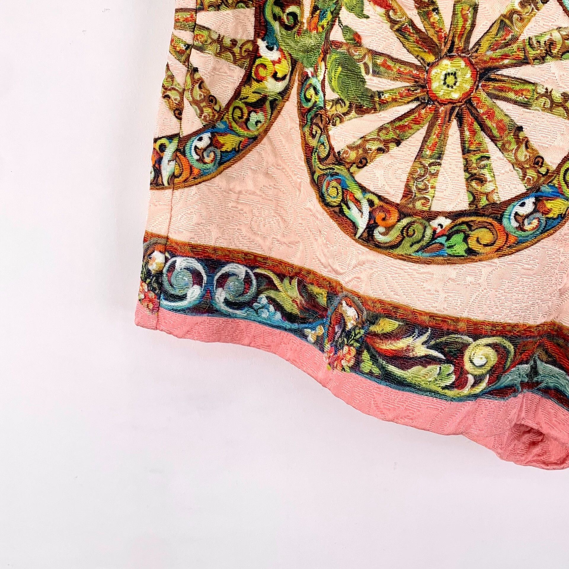 Dolce & Gabbana Dolce Gabbana Floral Print Cotton Shorts Size 38" / US 16 / IT 52 - 4 Thumbnail
