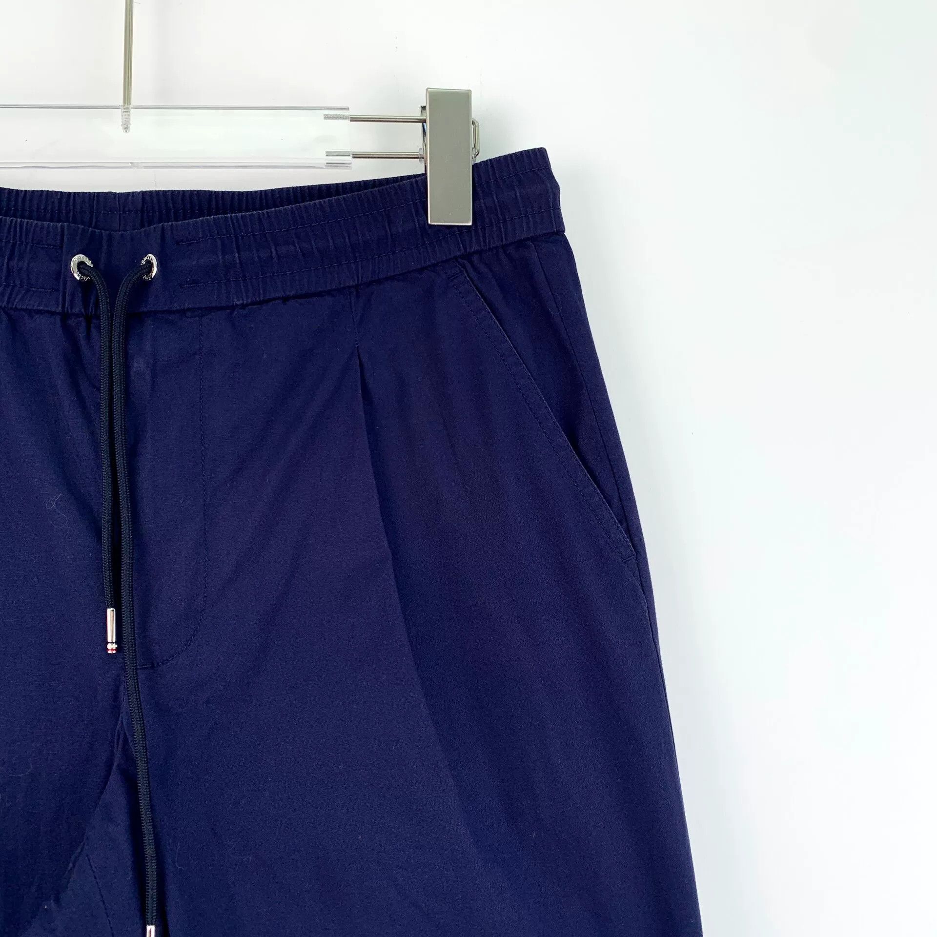 Moncler Moncler Navy Cotton Drawstring Casual Pants Size US 30 / EU 46 - 3 Thumbnail