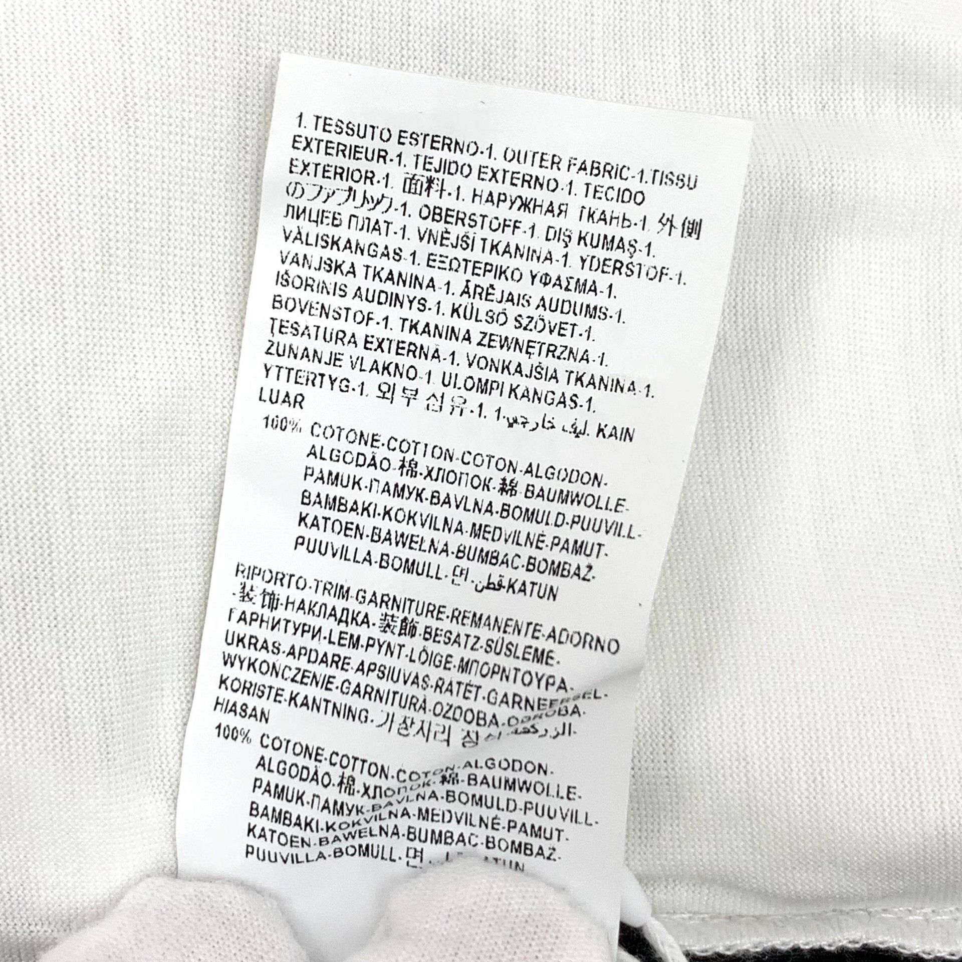 Versace Versace White Baroque Print Cotton T-Shirt Size US M / EU 48-50 / 2 - 7 Thumbnail