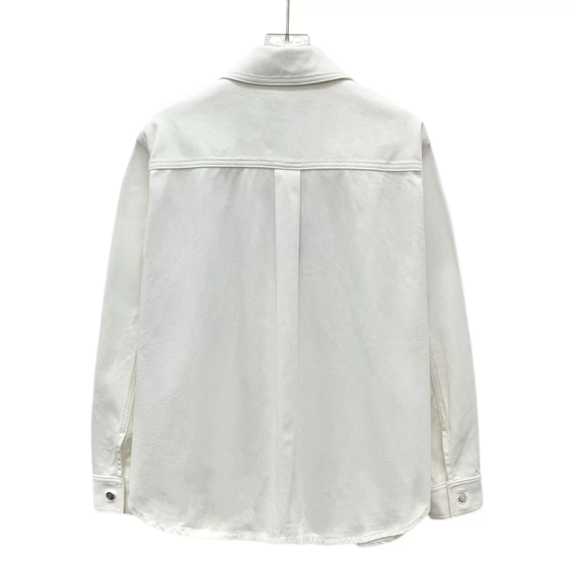 Loewe Loewe White Logo Cotton Shirt Size XXS / US 00 / IT 34 - 2 Thumbnail