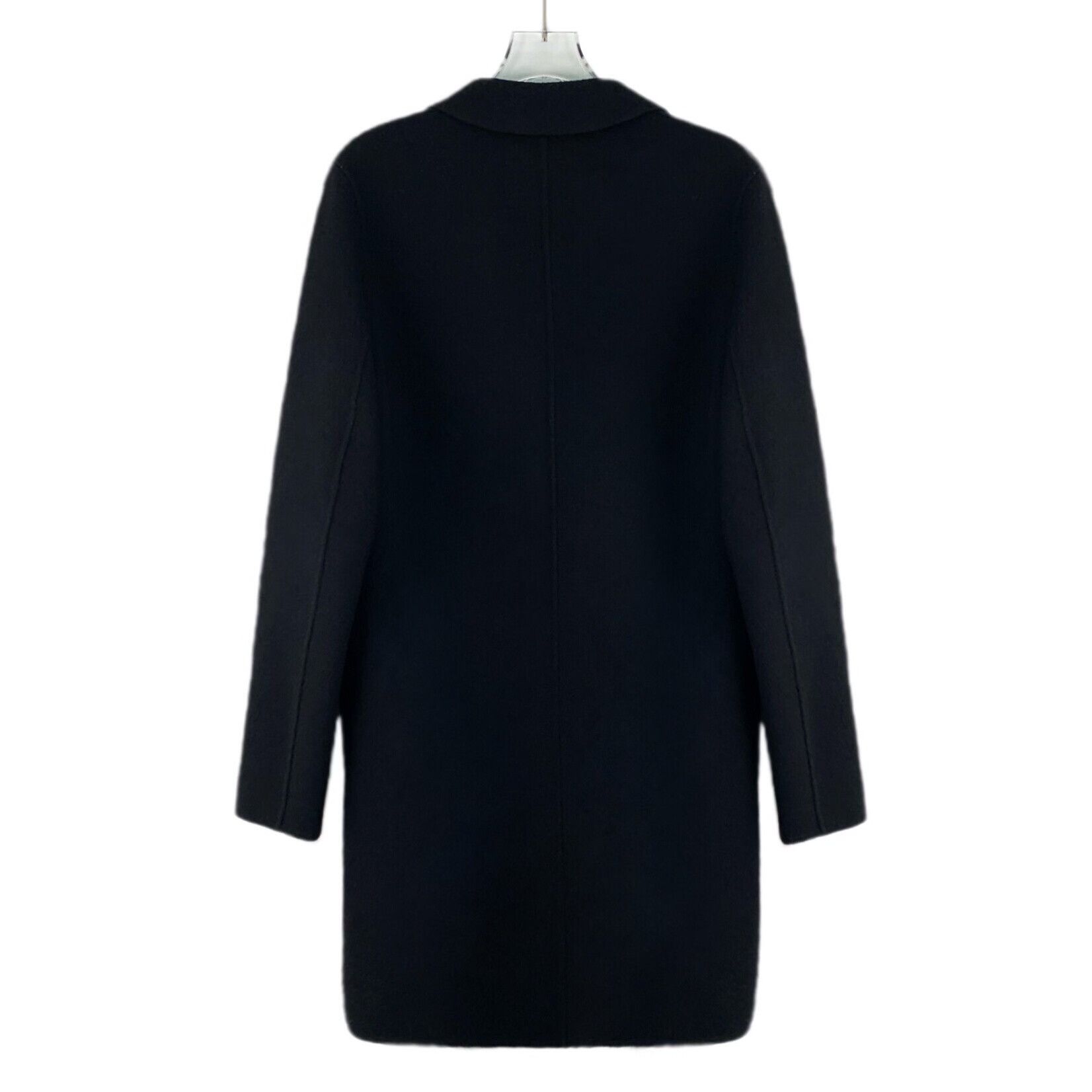 Acne Studios Acne Studios Black Wool Lapel Coat Size XXS / US 00 / IT 34 - 2 Thumbnail