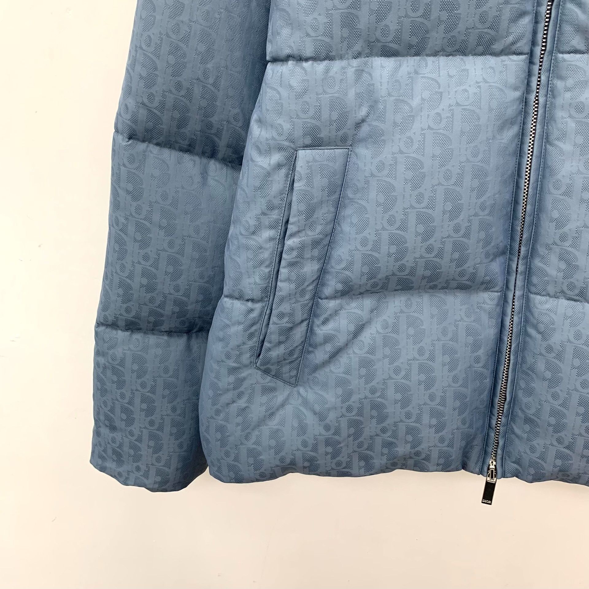 Dior Dior Blue Monogram Down Jacket Size US L / EU 52-54 / 3 - 4 Thumbnail