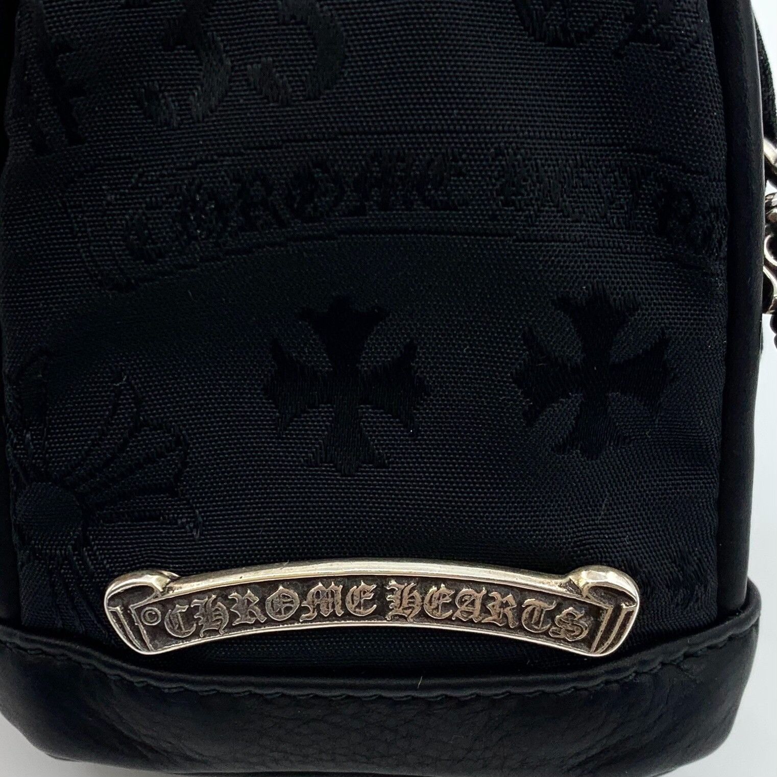 Chrome Hearts Chrome Hearts Black Wrist Bag Size ONE SIZE - 7 Thumbnail