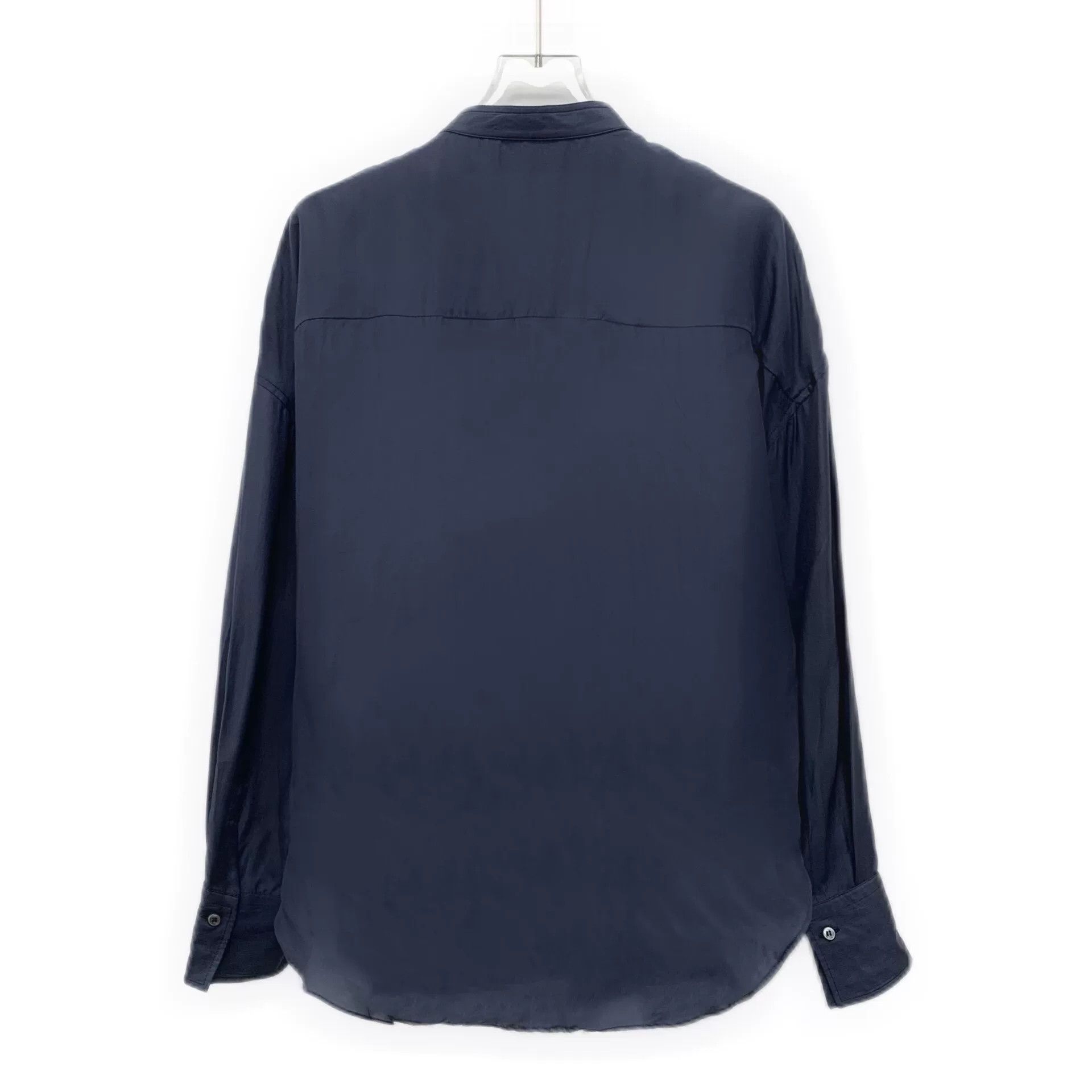 Brunello Cucinelli Brunello Cucinelli Silk Long-Sleeve Shirt Size US M / EU 48-50 / 2 - 2 Thumbnail