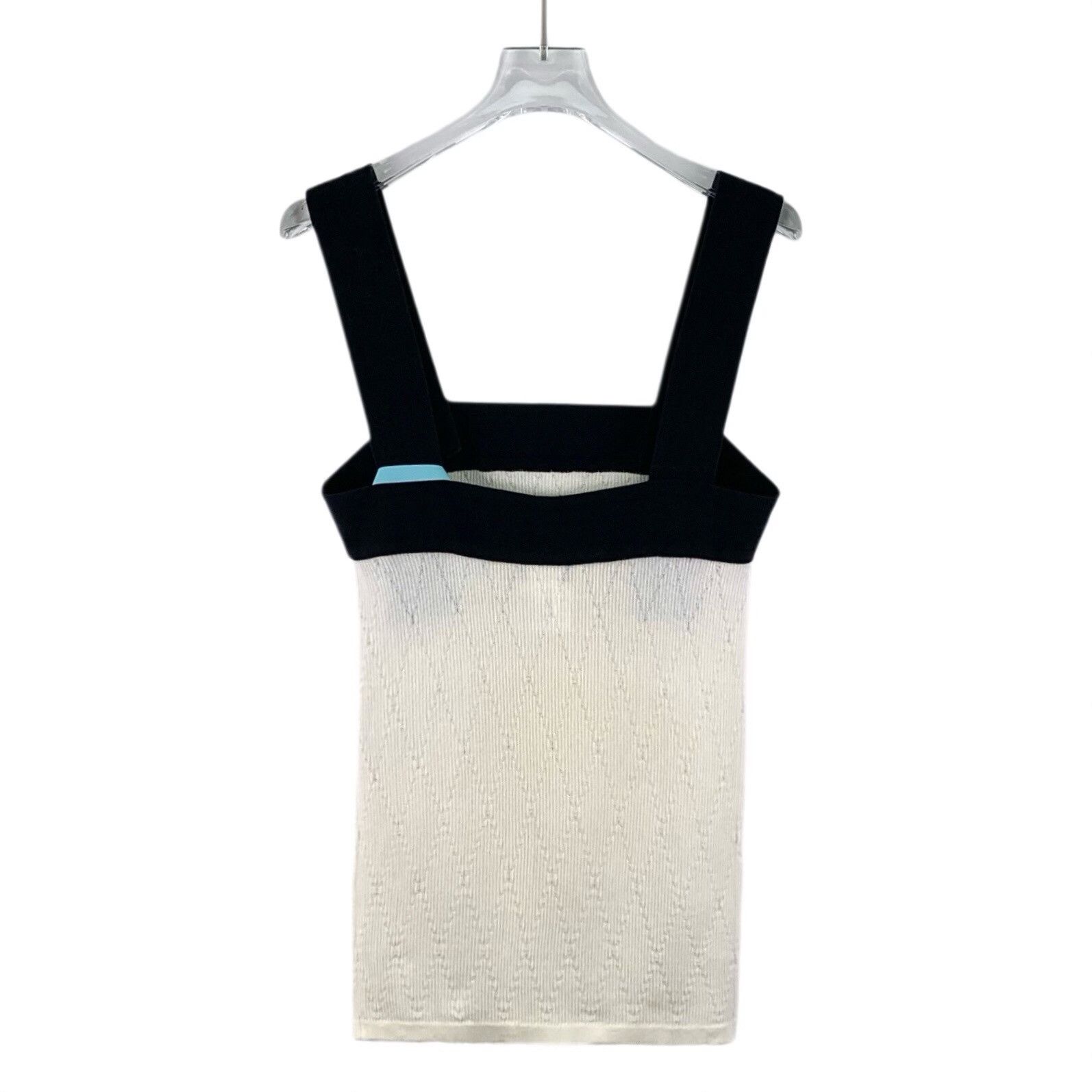 Chanel Chanel Colorblock Quilted Cotton Knit Camisole Size S / US 4 / IT 40 - 2 Thumbnail