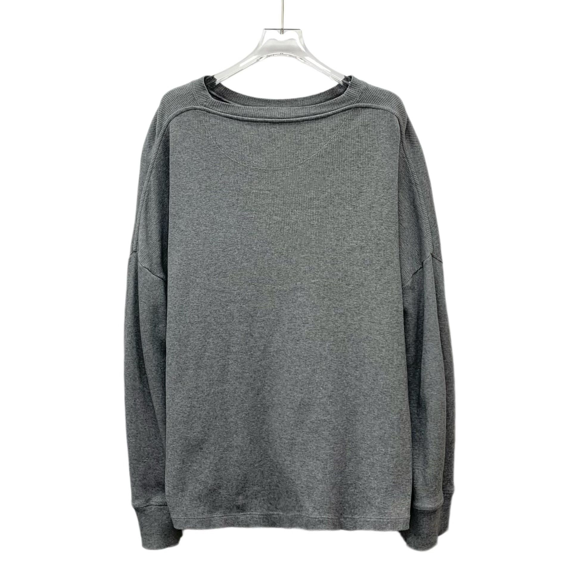 Loewe Loewe 24 Gray Logo Embroidered Cotton Sweater Size S / US 4 / IT 40 - 2 Thumbnail