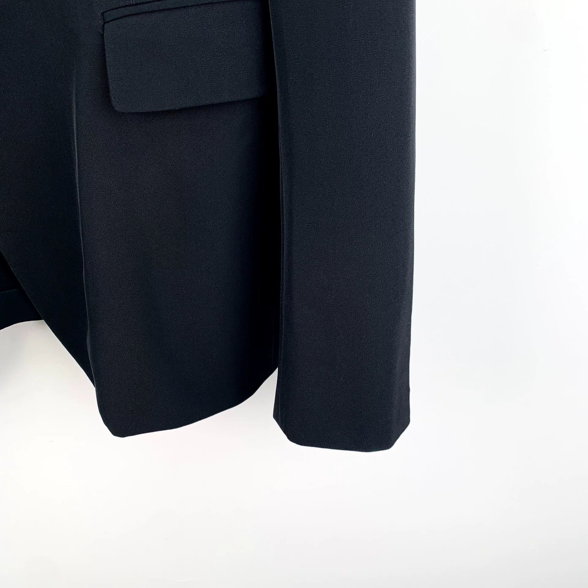 Prada Prada Black Collar Single-Breasted Blazer Size US L / EU 52-54 / 3 - 4 Thumbnail