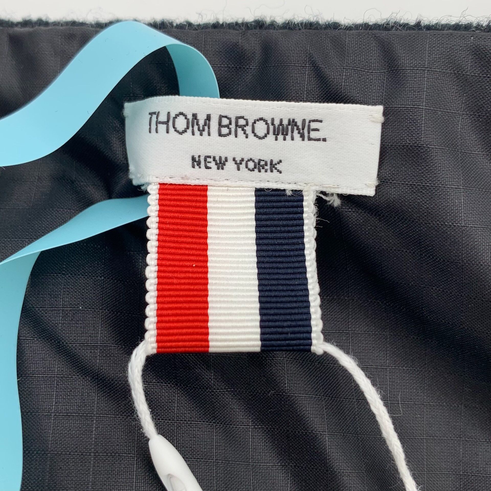 Thom Browne Thom Browne Black Button Irregular Scarf Size ONE SIZE - 7 Thumbnail