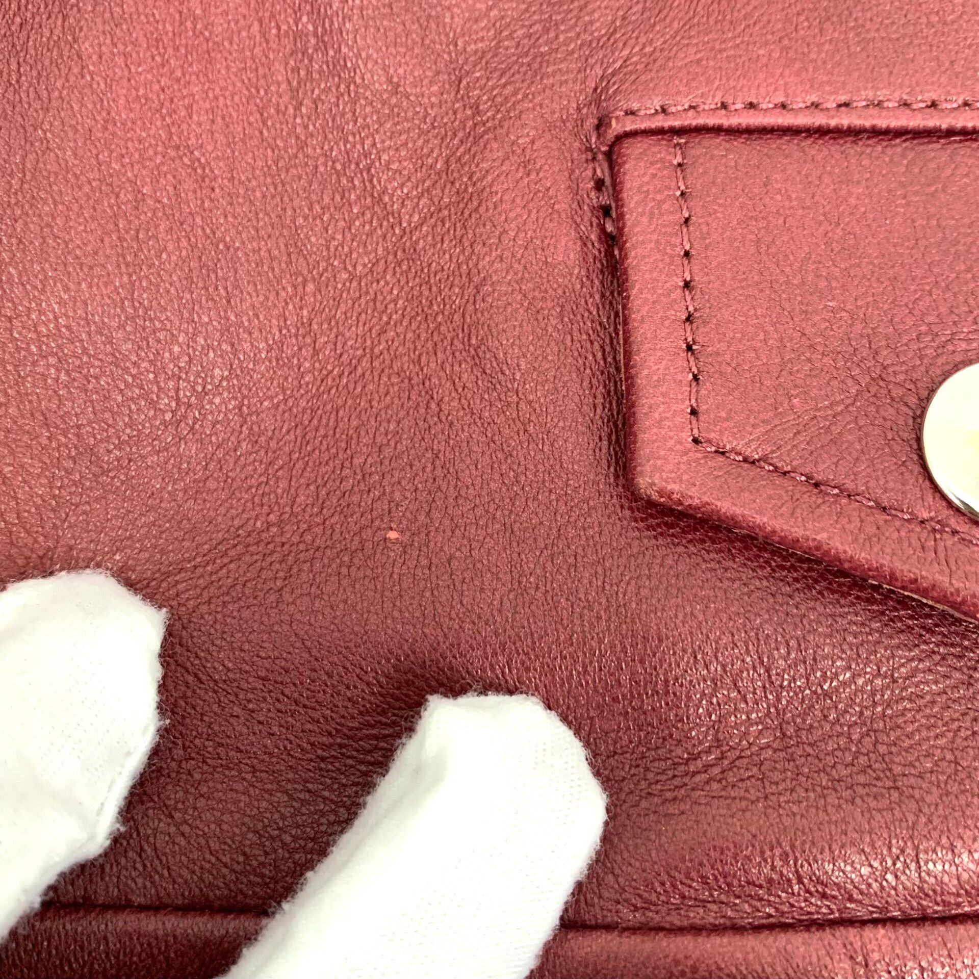 Acne Studios Acne Studios Red Leather Jacket Size XS / US 0-2 / IT 36-38 - 9 Thumbnail