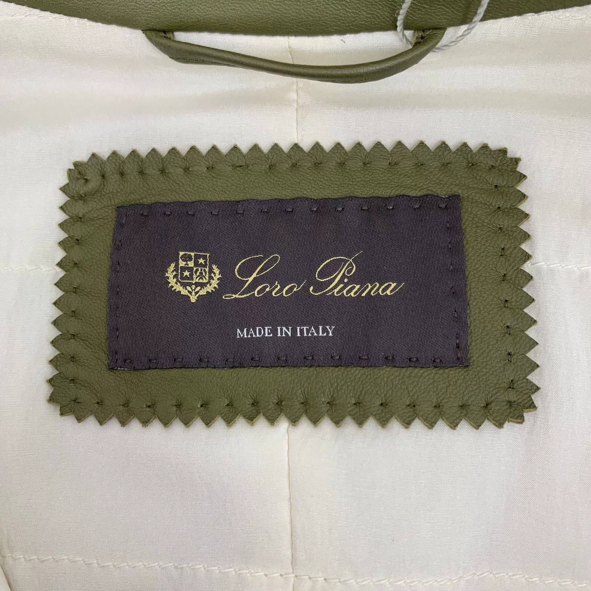 Loro Piana Loro Piana Green Lambskin Leather Jacket Size S / US 4 / IT 40 - 5 Thumbnail