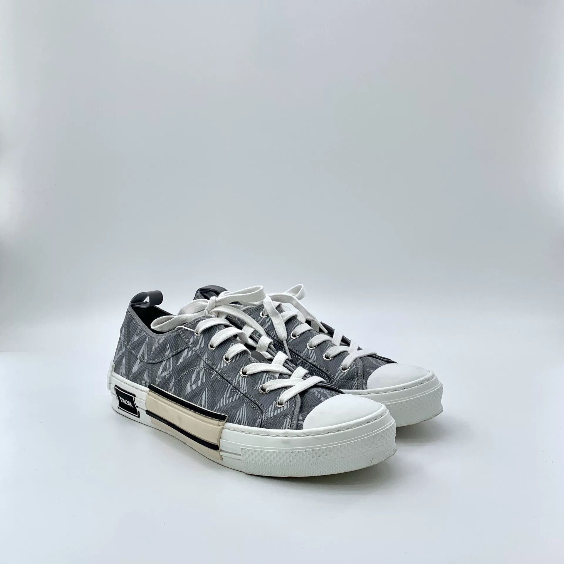 Dior Dior B23 Low-Top Canvas Sneakers Size US 10 / EU 43 - 2 Thumbnail