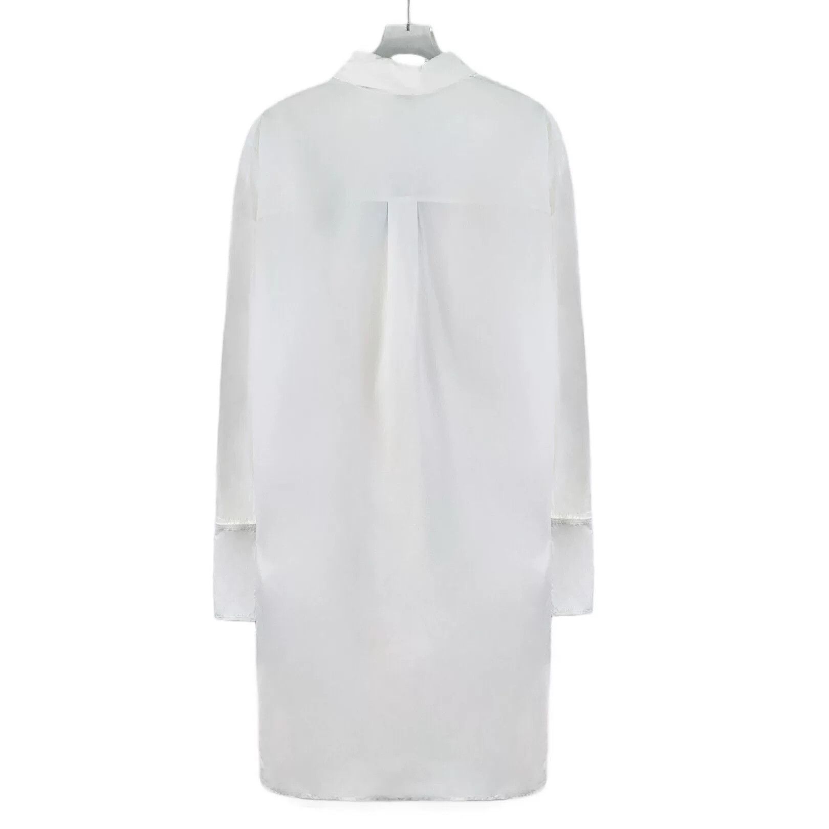 Loewe Loewe White Cotton Shirt Dress Size XXS / US 00 / IT 34 - 2 Thumbnail
