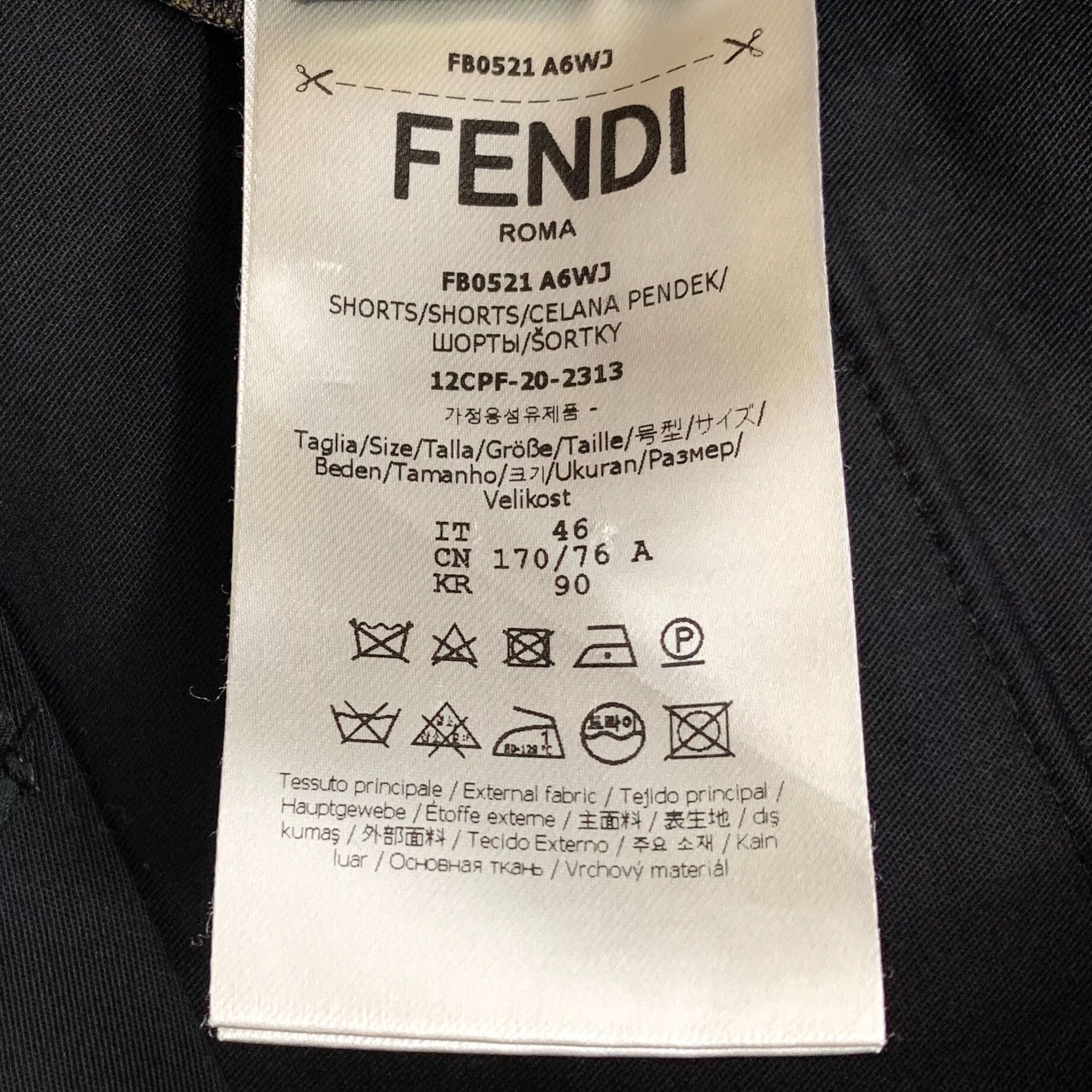 Fendi Fendi Deep Brown Double F Print Casual Shorts Size US 30 / EU 46 - 7 Thumbnail