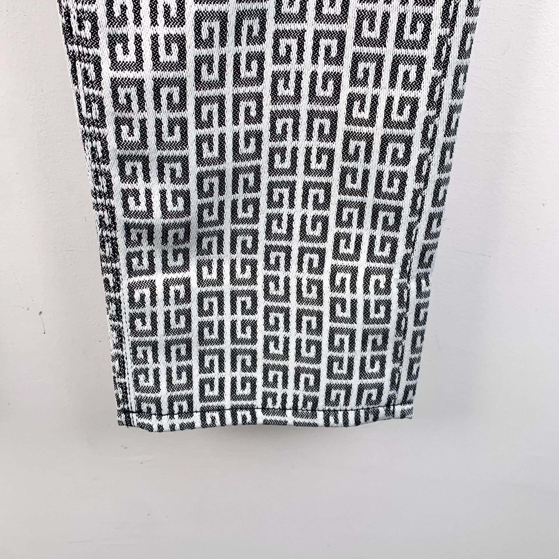 Givenchy Givenchy Logo Print Cotton Casual Pants Size 28" / US 6 / IT 42 - 4 Thumbnail