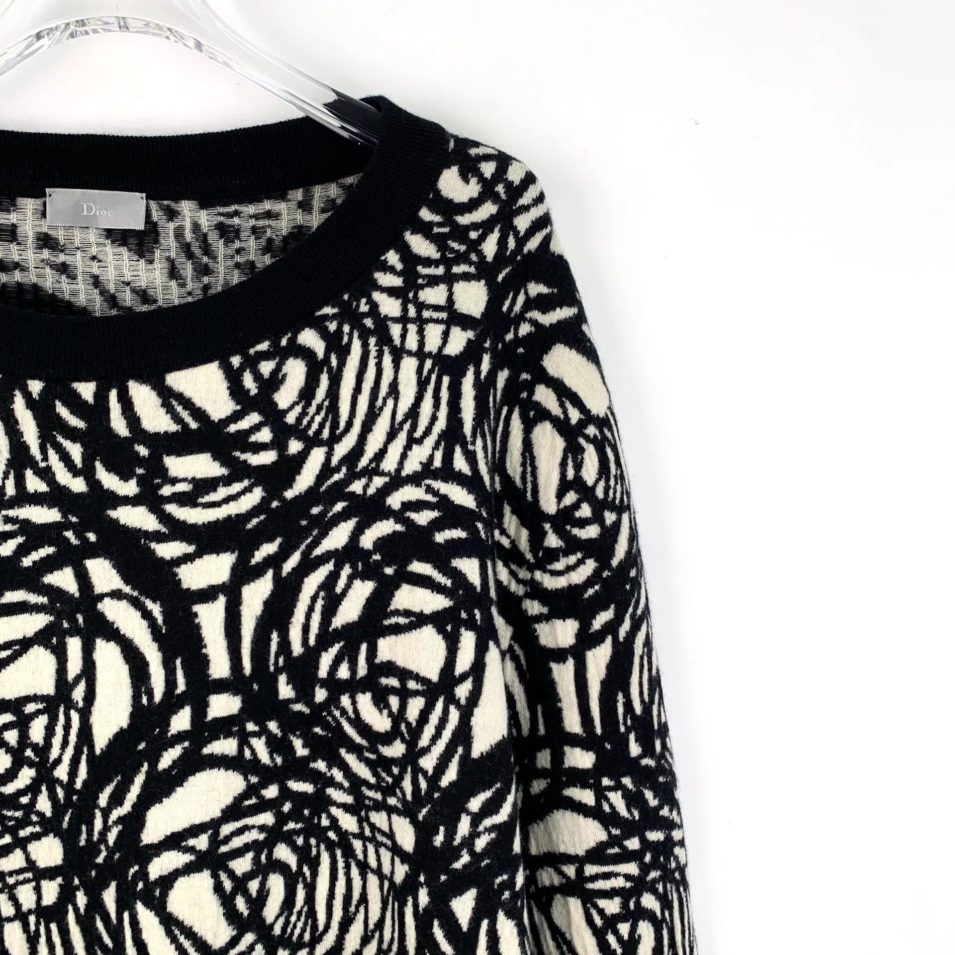 Dior Dior Colorblock Graffiti Wool Crewneck Sweater Size XL / US 12-14 / IT 48-50 - 3 Thumbnail