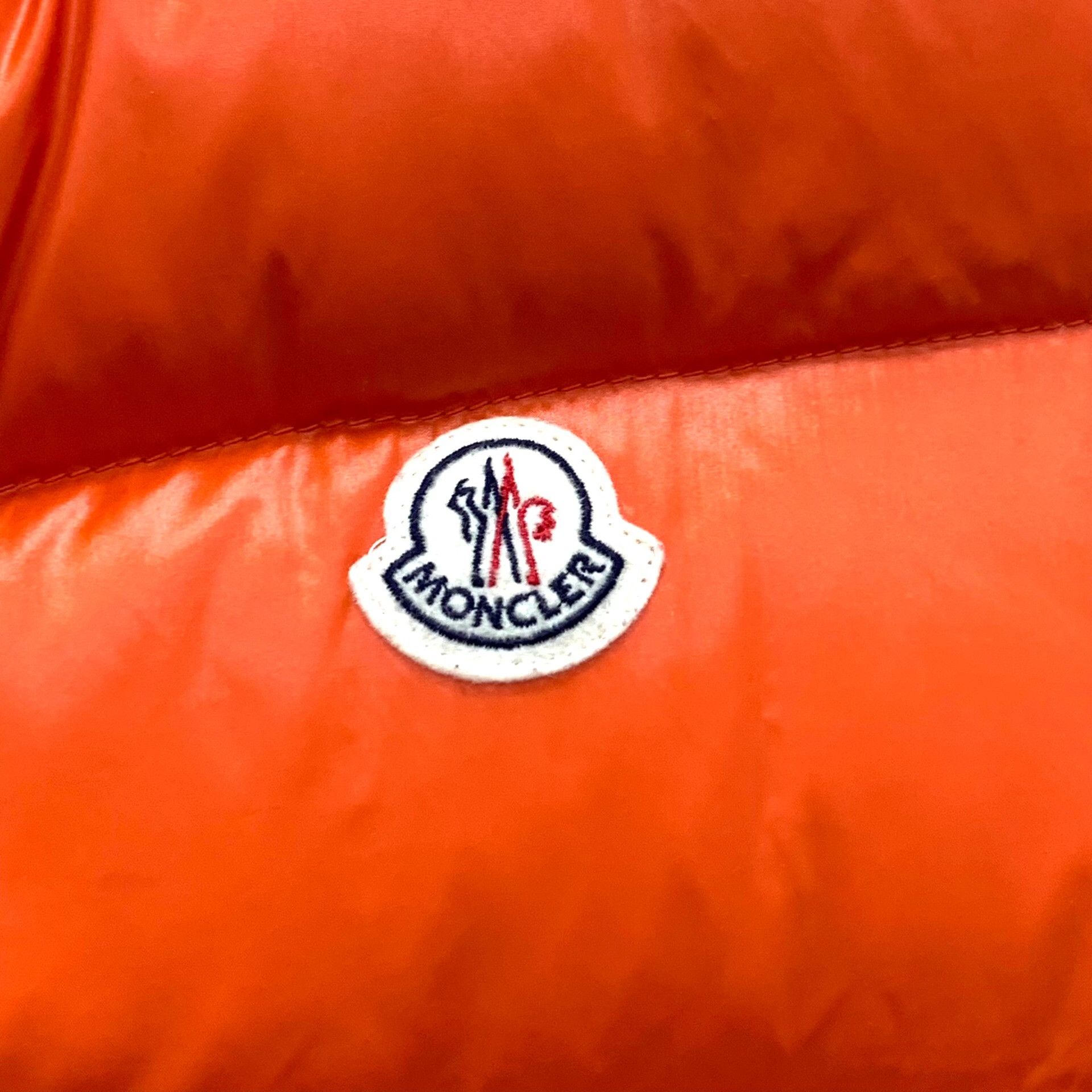 Moncler Moncler Tib Series Orange Logo Sleeveless Down Vest Size US M / EU 48-50 / 2 - 5 Thumbnail