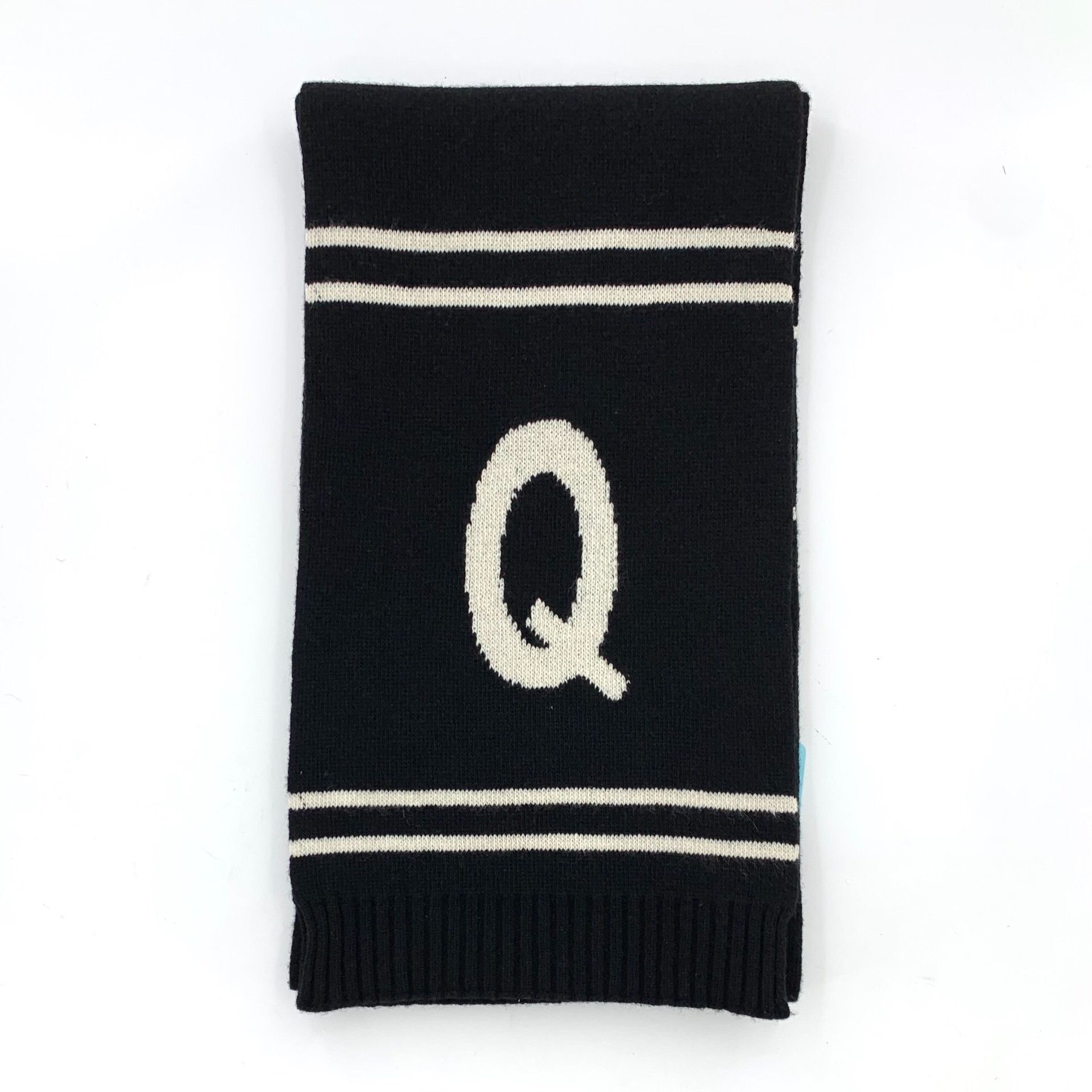 Dior Dior Black Logo Letter Wool Scarf Size ONE SIZE - 2 Thumbnail