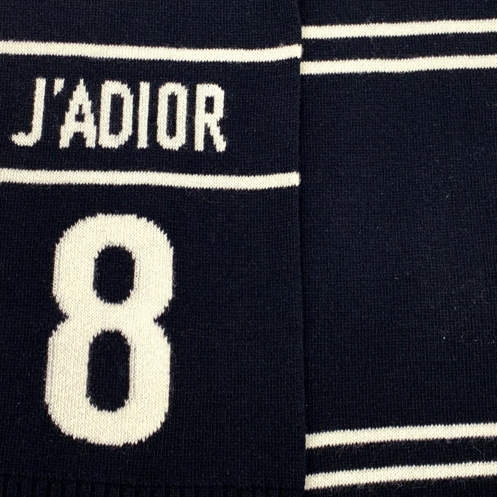 Dior Dior Black Logo Letter Wool Scarf Size ONE SIZE - 7 Thumbnail