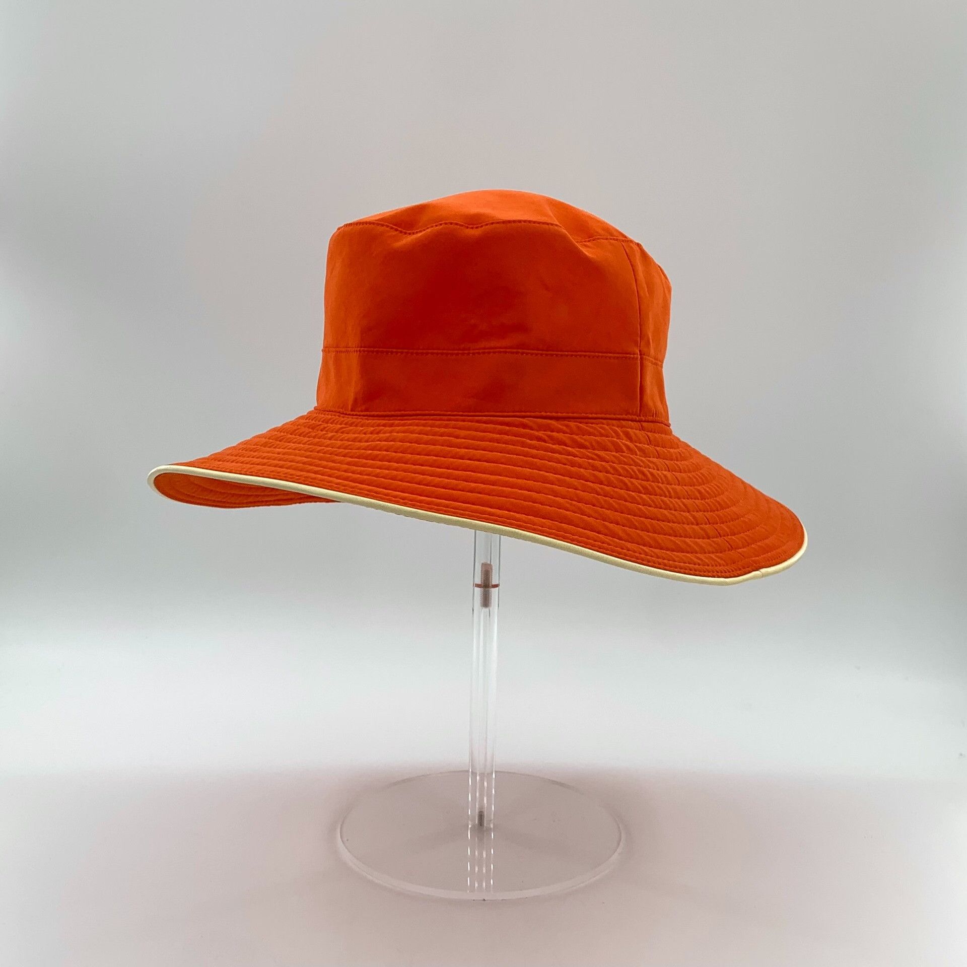 Hermes Hermes Orange Casual Bucket Hat Size ONE SIZE - 2 Thumbnail