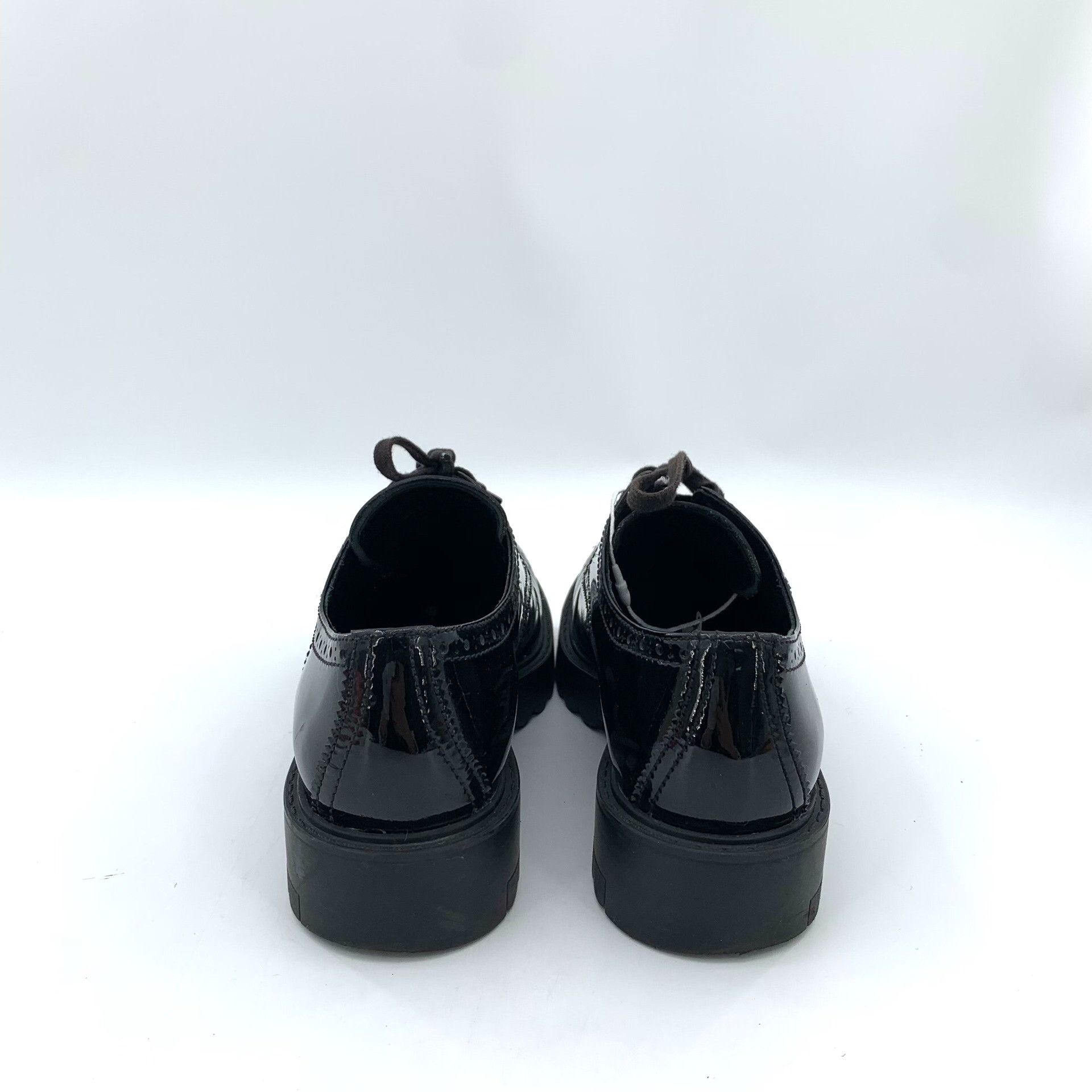 Prada Prada Black Patent Leather Round Toe Flats Size US 6.5 / IT 36.5 - 4 Thumbnail