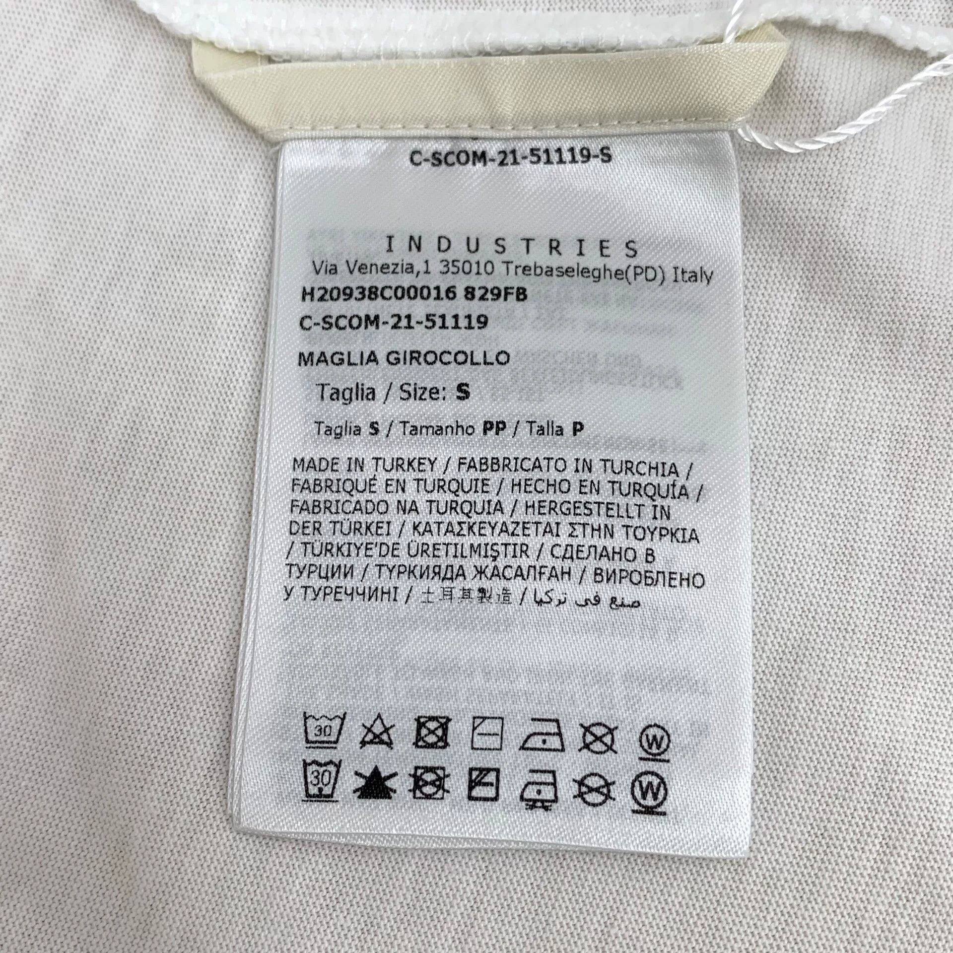 Moncler Moncler Maglia White Logo Diamante Cotton T-shirt Size S / US 4 / IT 40 - 7 Thumbnail