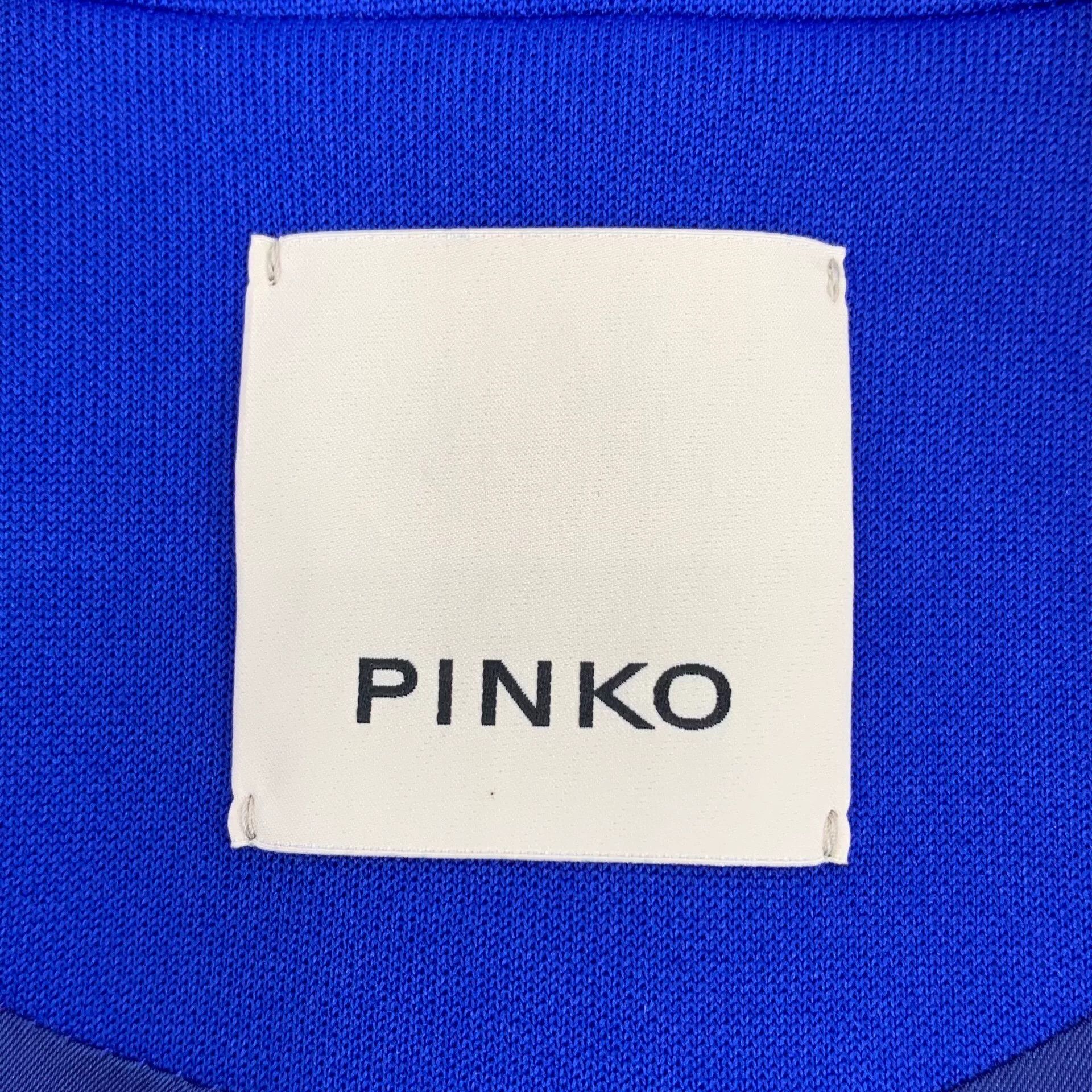 Pinko Pinko Dark Blue Cotton Lapel Single-Button Blazer Size S / US 4 / IT 40 - 5 Thumbnail