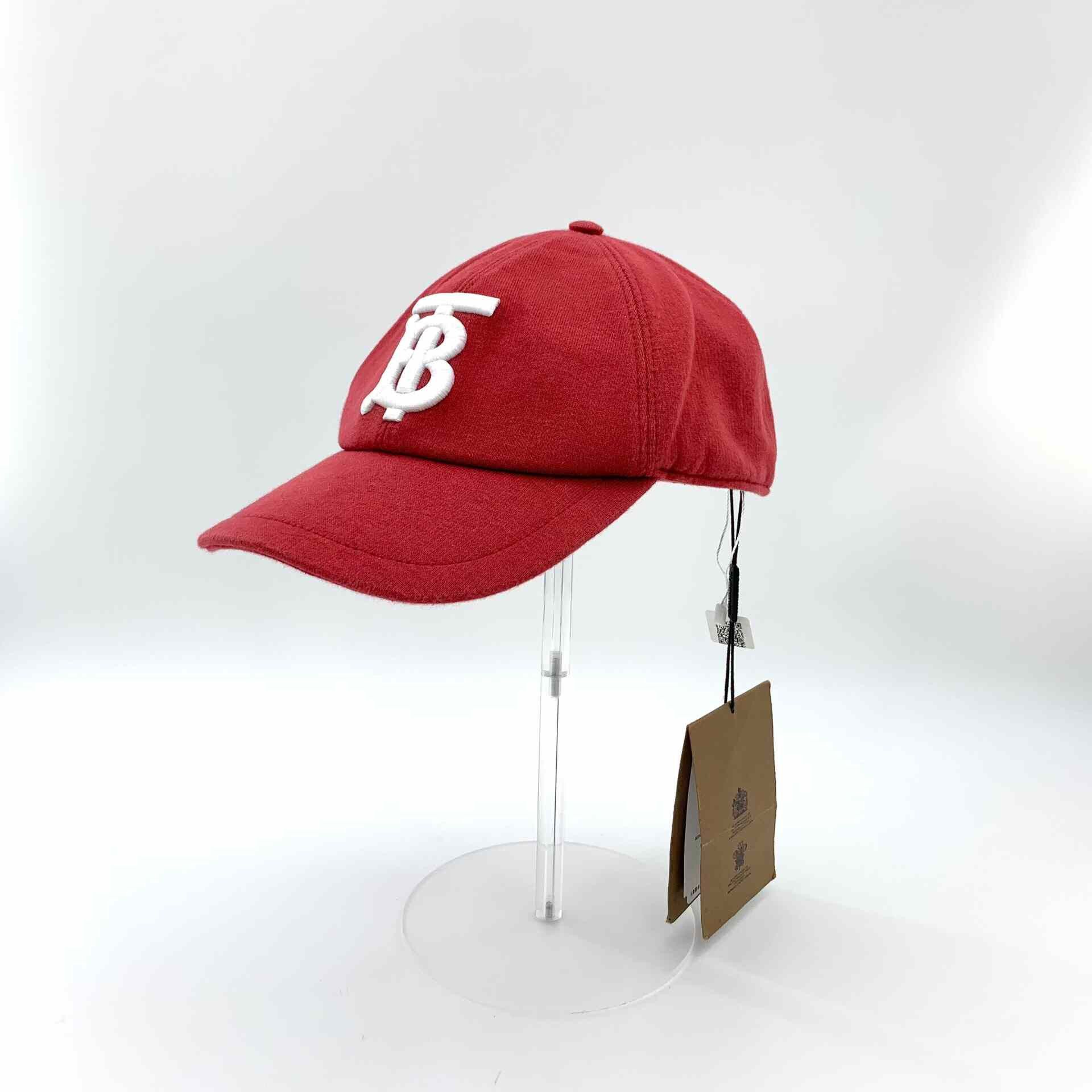 Burberry Burberry Red Tb Embroidered Cotton Cap Size ONE SIZE - 3 Thumbnail