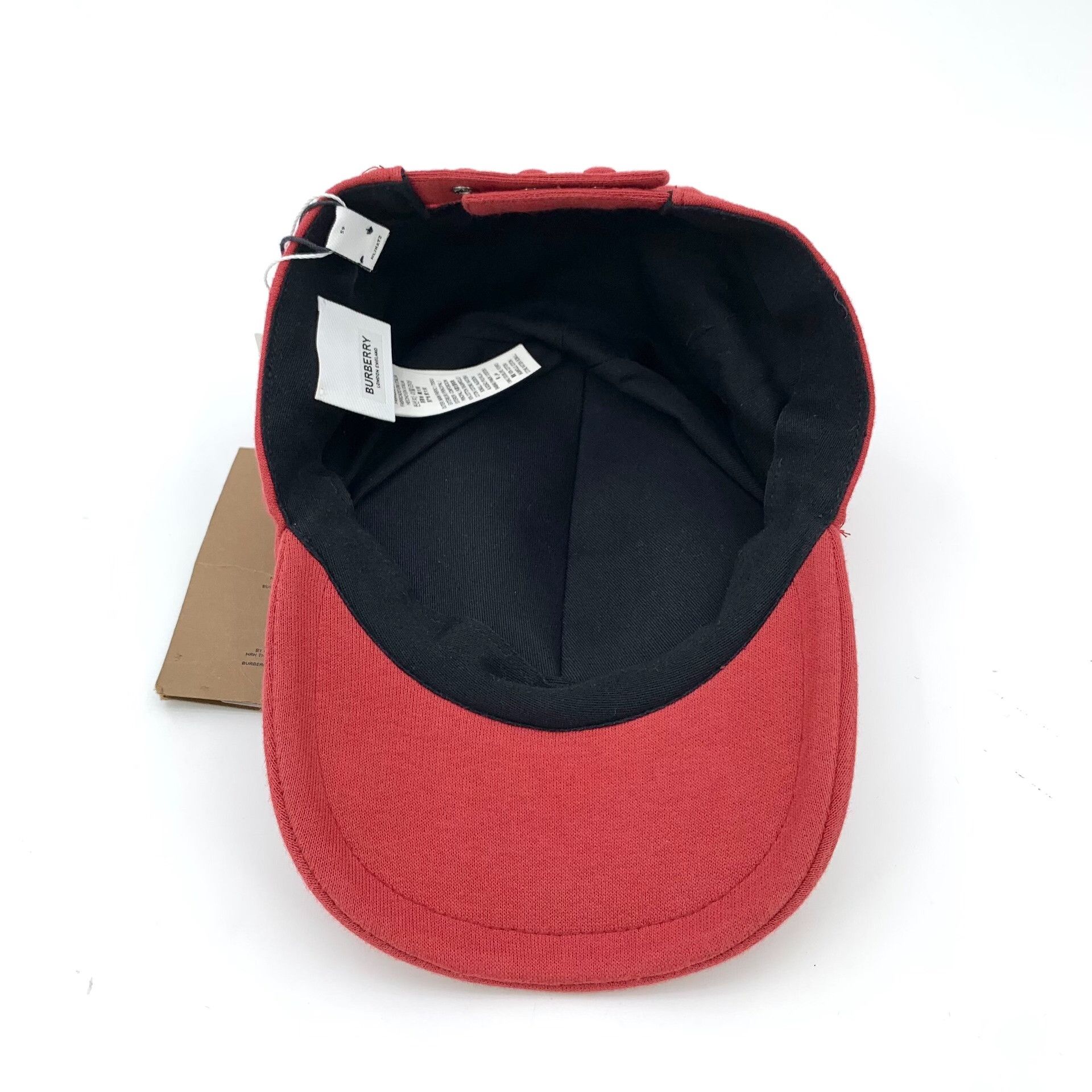 Burberry Burberry Red Tb Embroidered Cotton Cap Size ONE SIZE - 6 Thumbnail