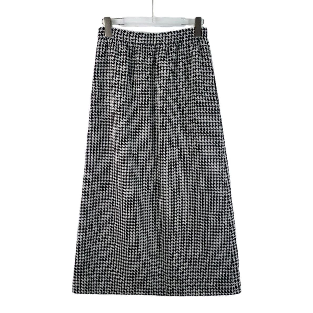 Dior Dior Colorblock Houndstooth Wool Knit Skirt Size 38" / US 16 / IT 52 - 2 Thumbnail