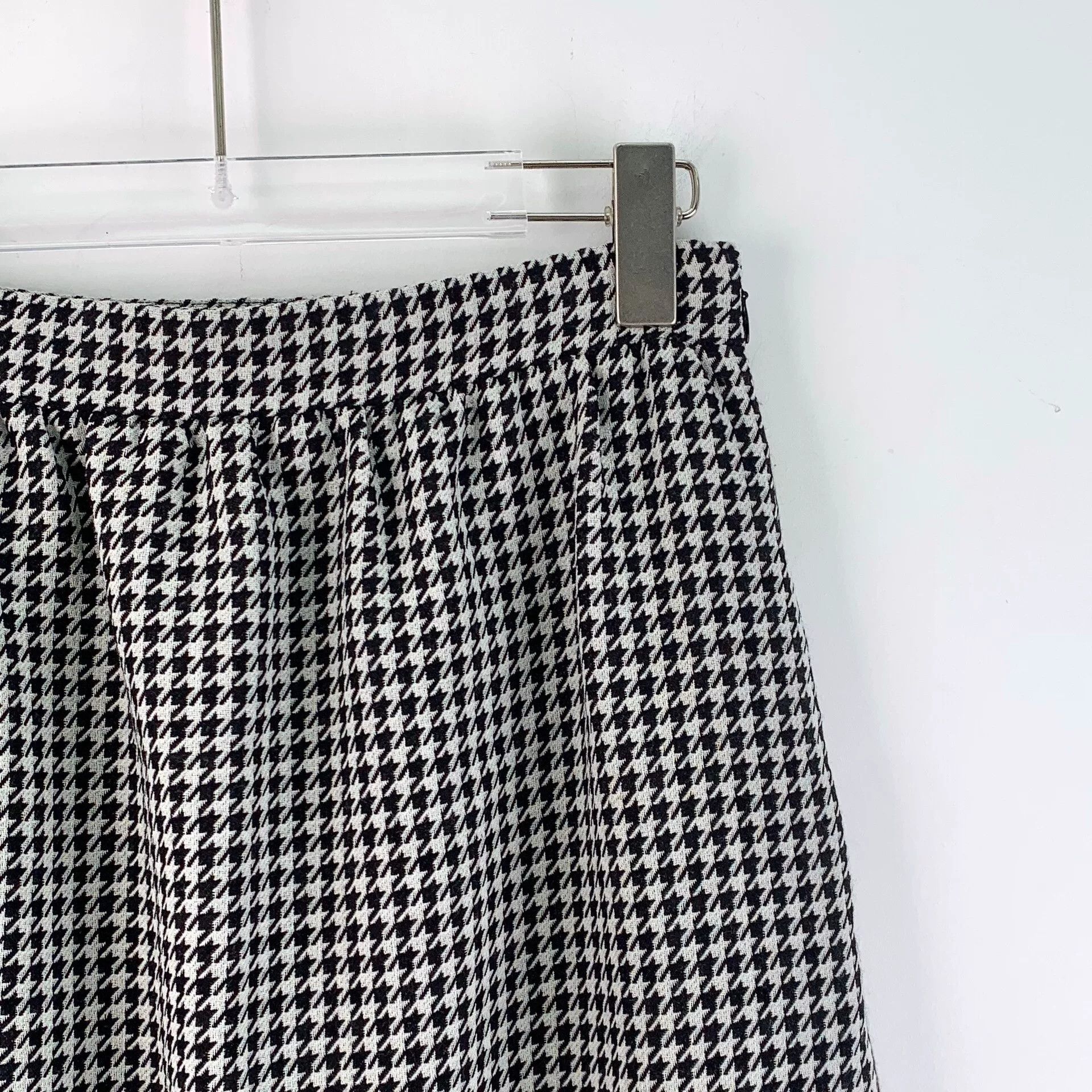 Dior Dior Colorblock Houndstooth Wool Knit Skirt Size 38" / US 16 / IT 52 - 3 Thumbnail