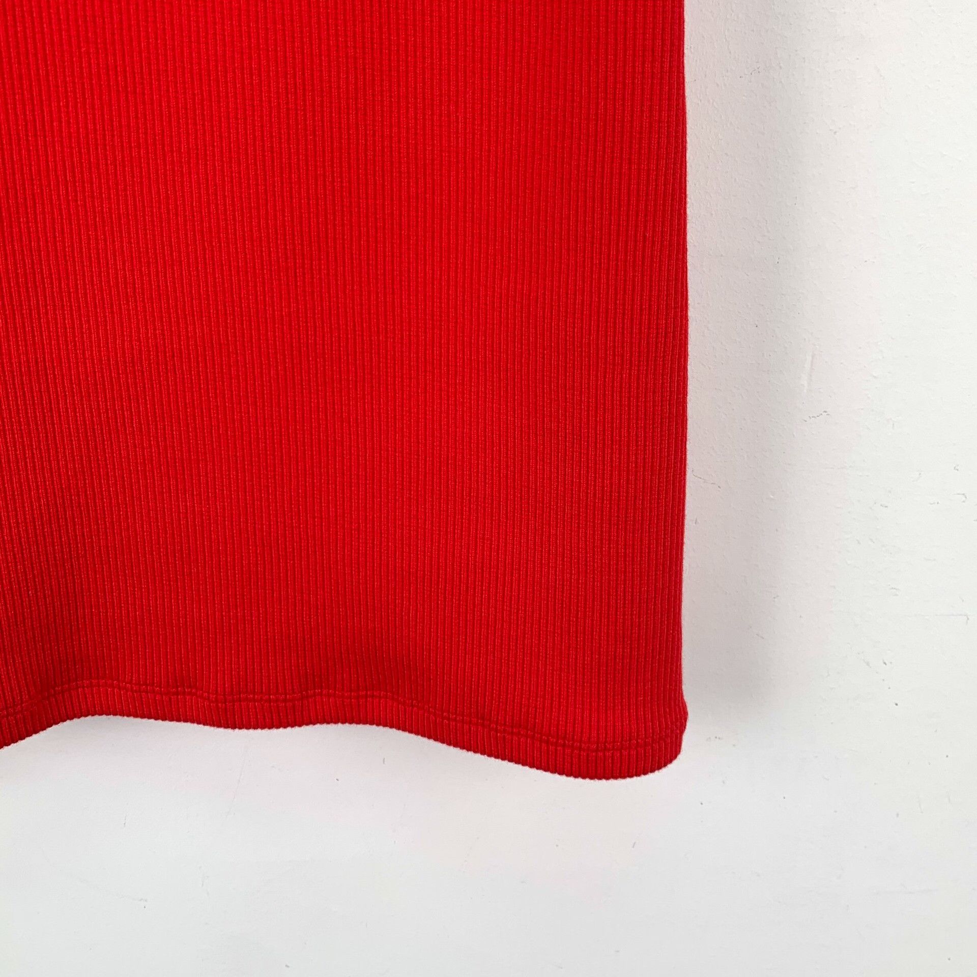 Miu Miu Miu Miu Red Logo Embroidered Cotton Vest Size S / US 4 / IT 40 - 5 Thumbnail