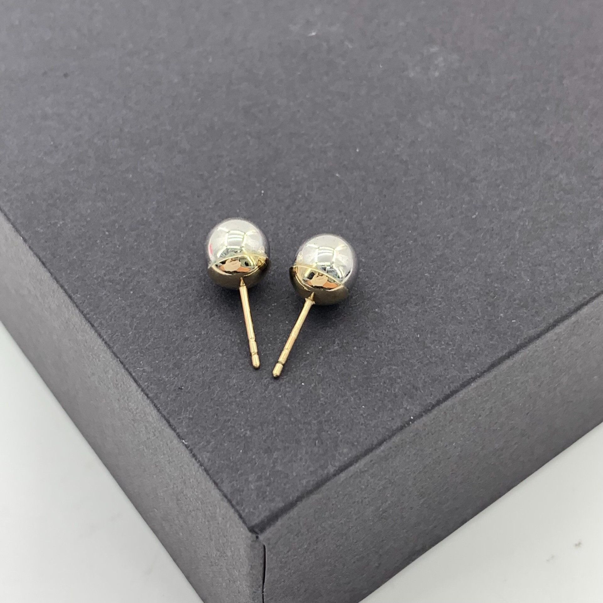 Dior Dior Gold Double Ball Earrings Size ONE SIZE - 4 Thumbnail