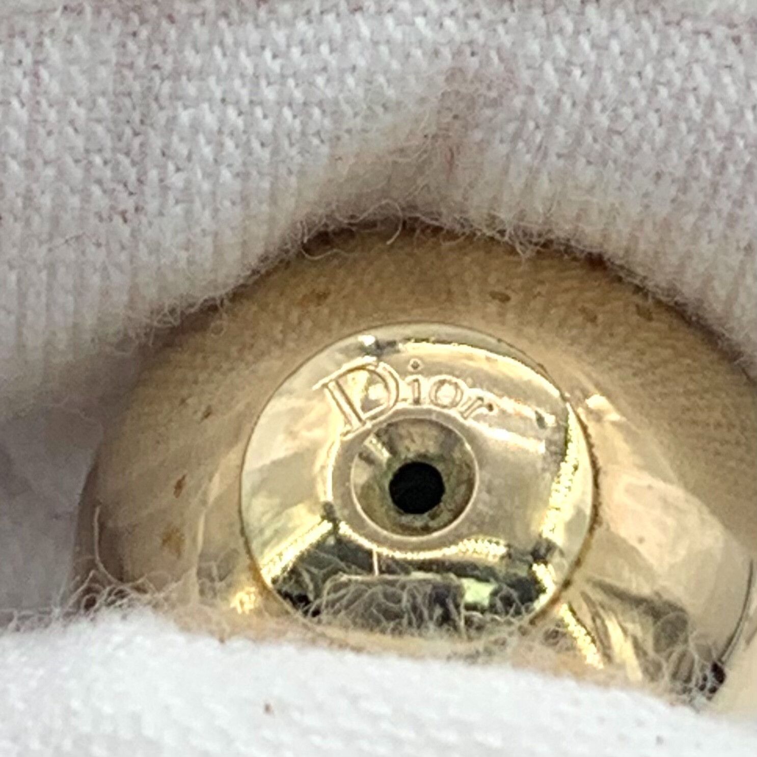 Dior Dior Gold Double Ball Earrings Size ONE SIZE - 6 Thumbnail