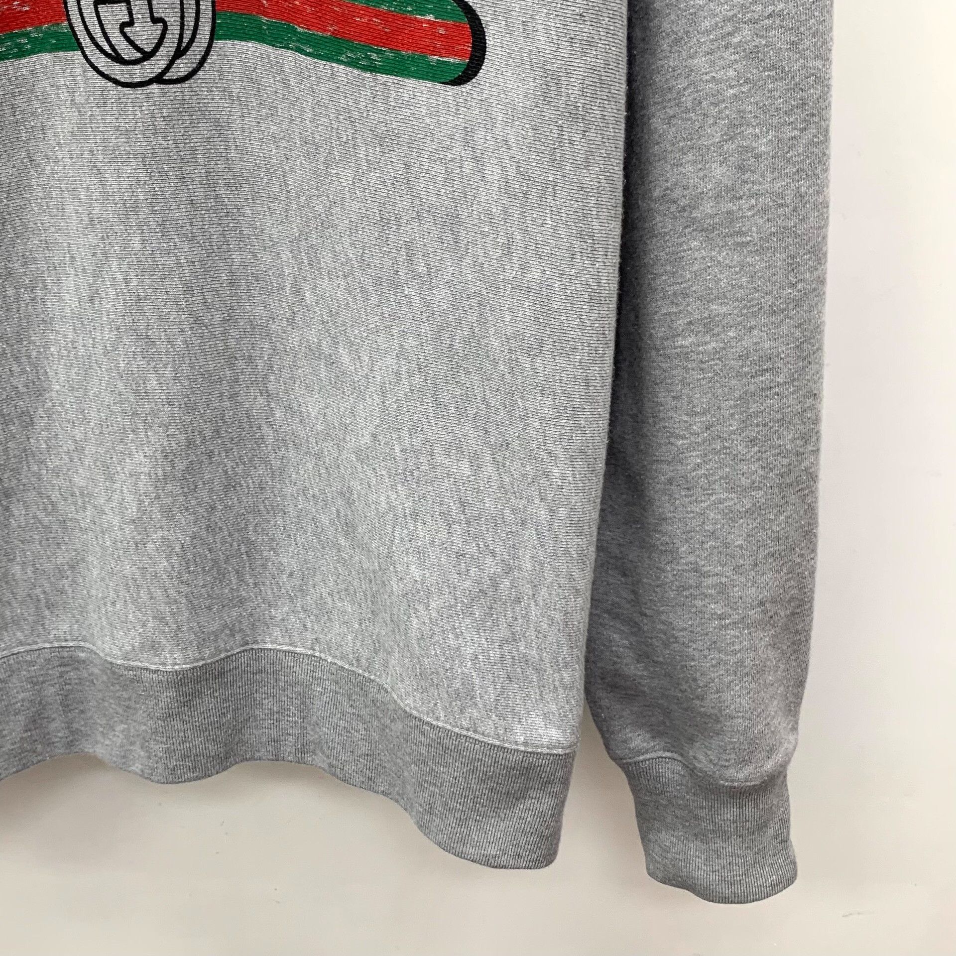 Gucci Gucci x Disney Mickey Mouse Gray Cotton Hoodie Size US XL / EU 56 / 4 - 4 Thumbnail