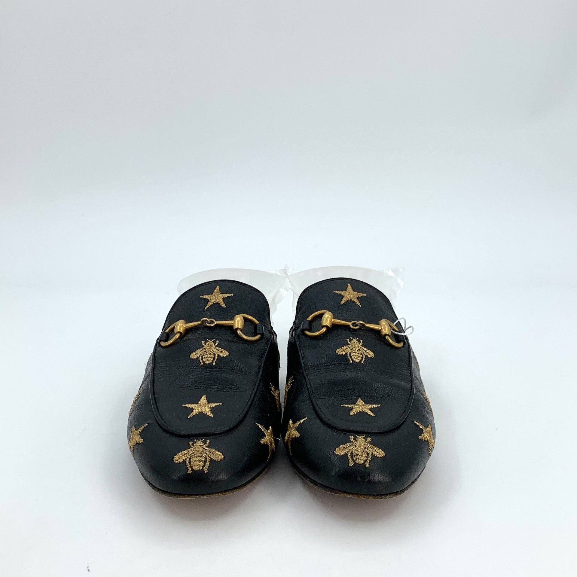 Gucci Gucci Black Star Bee Embroidery Mule Size US 8 / EU 41 - 3 Thumbnail