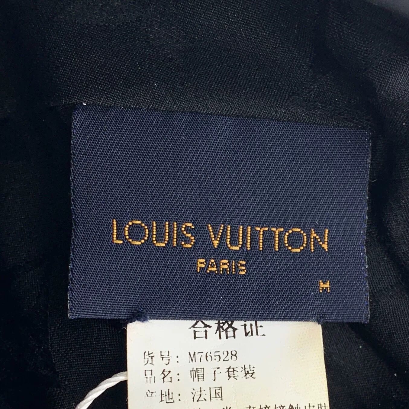 Louis Vuitton Louis Vuitton Black Monogram Logo Cap Size ONE SIZE - 7 Thumbnail