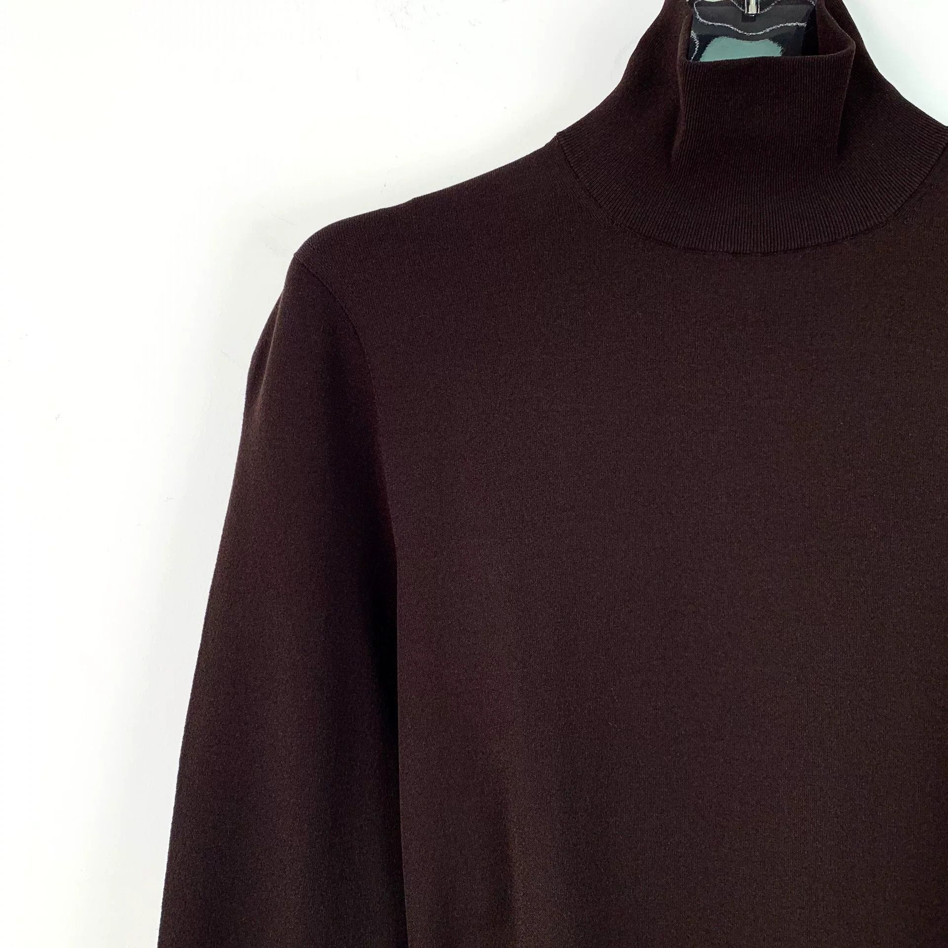 Bottega Veneta Bottega Veneta Brown Long-Sleeve Knit Sweater S Size S / US 4 / IT 40 - 3 Thumbnail